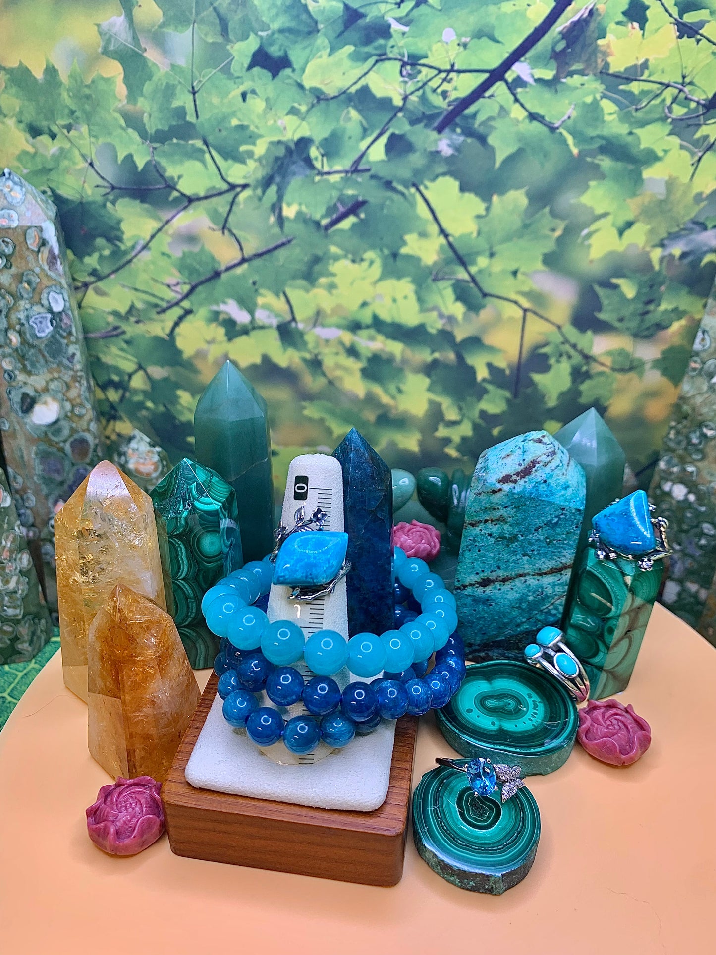 Chrysocolla Ring in Sterling Silver