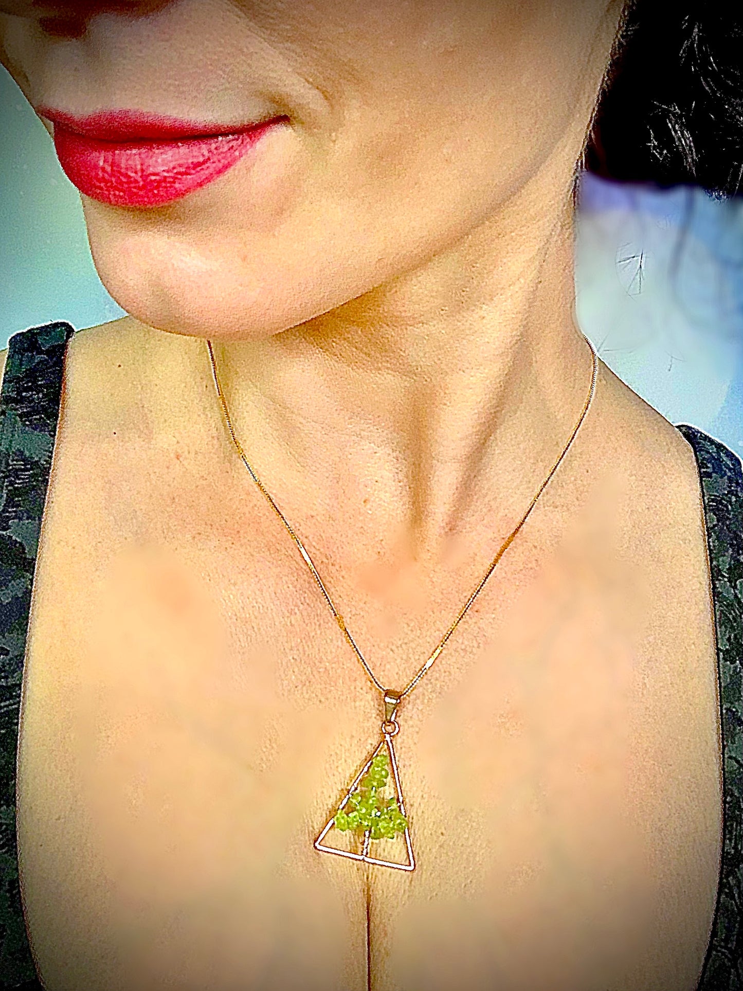 Green Aventurine Tree 🌳 of Life Pendant