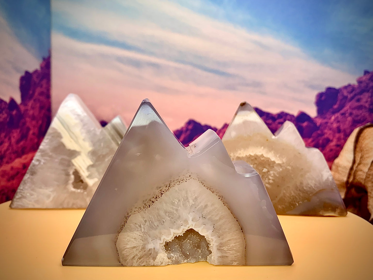 Druzy Agate Mountain ๐๏ธ Carving