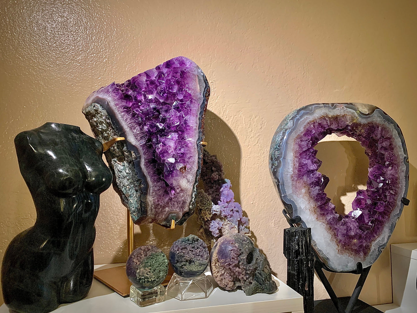 Amethyst Freeform on Stand