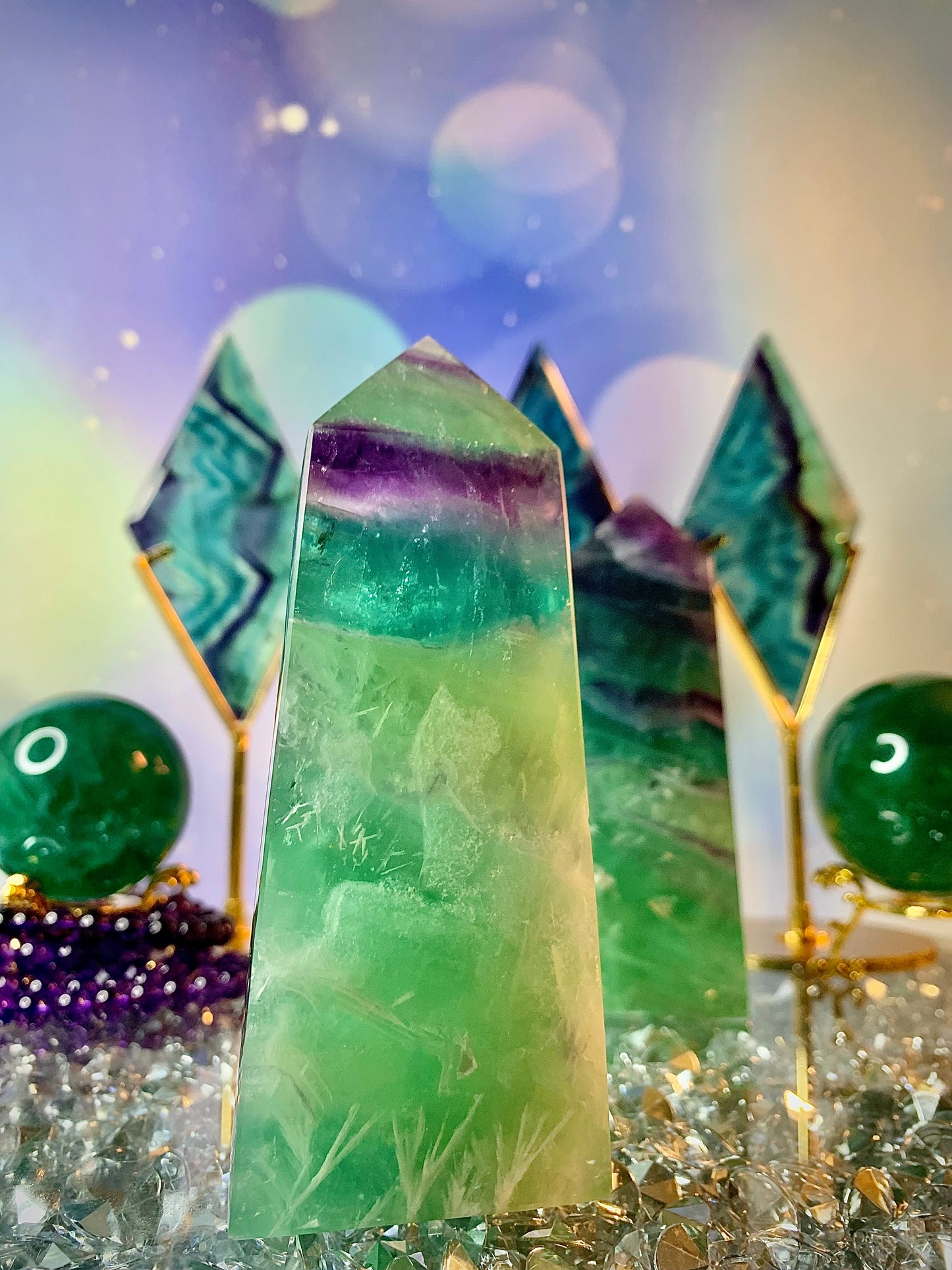 Snowflake ❄️ Fluorite Tower