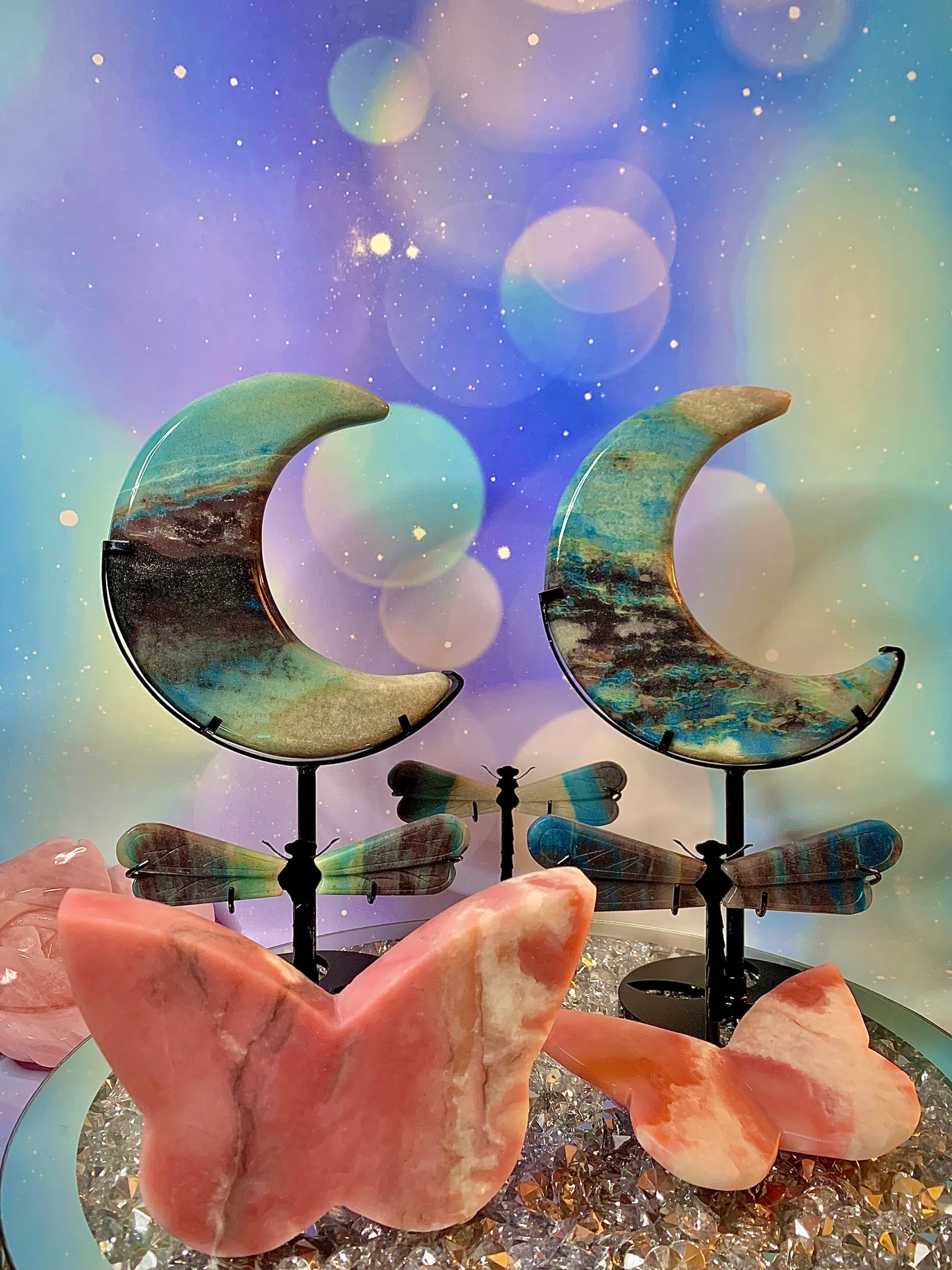 Alice’s Custom Trolleite Crescent 🌙 Moon on Stand