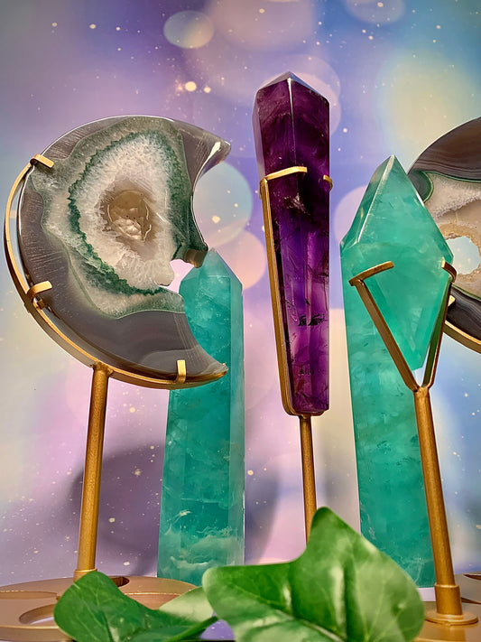 Agate Moon Carving (Large)