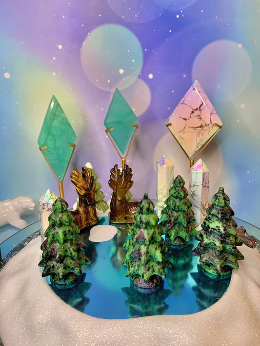 Ruby Zoizite Pine 🌲 Tree