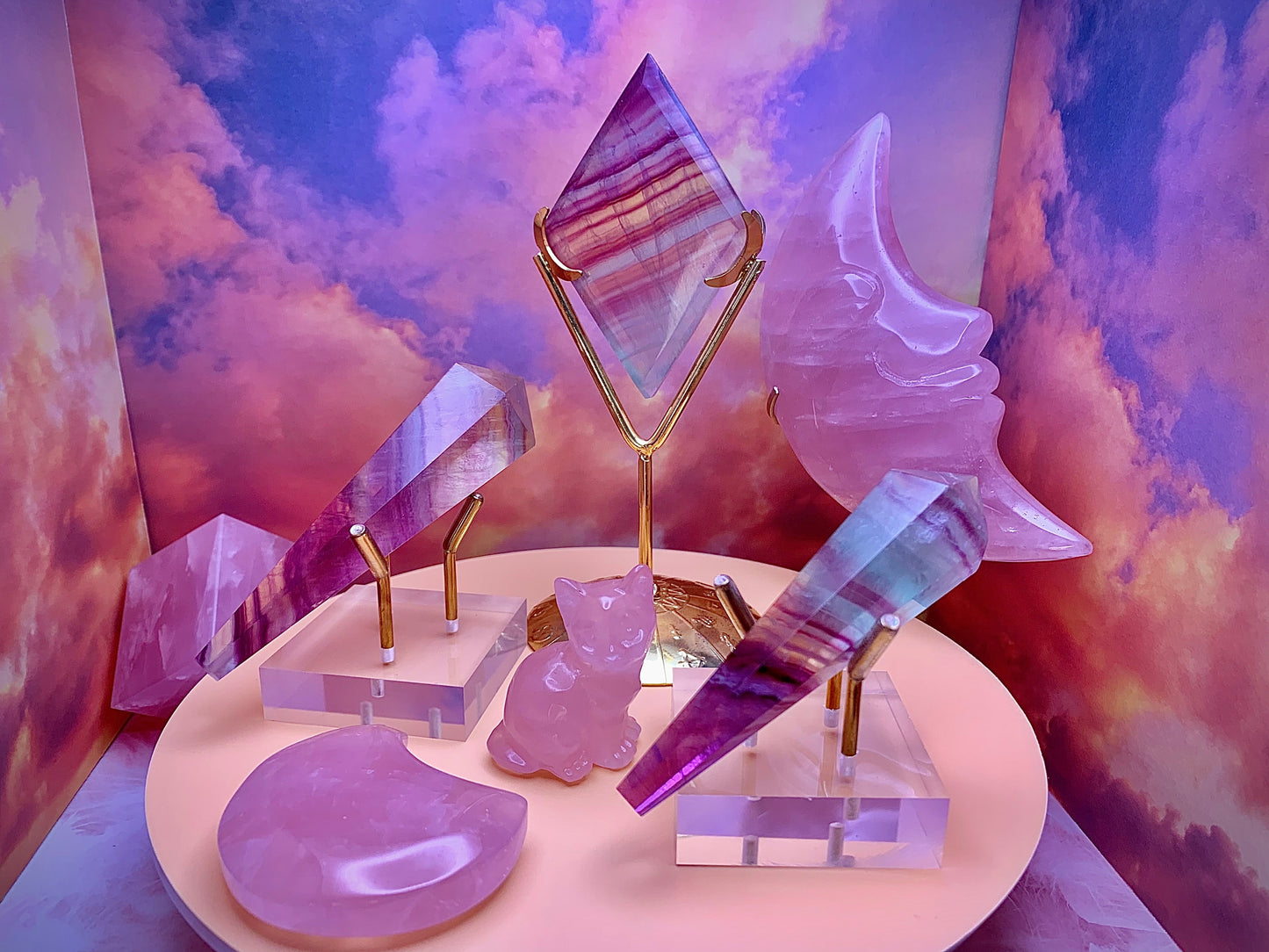 Candy 🍭 Fluorite Mini Torch (Strawberry Lemonade)