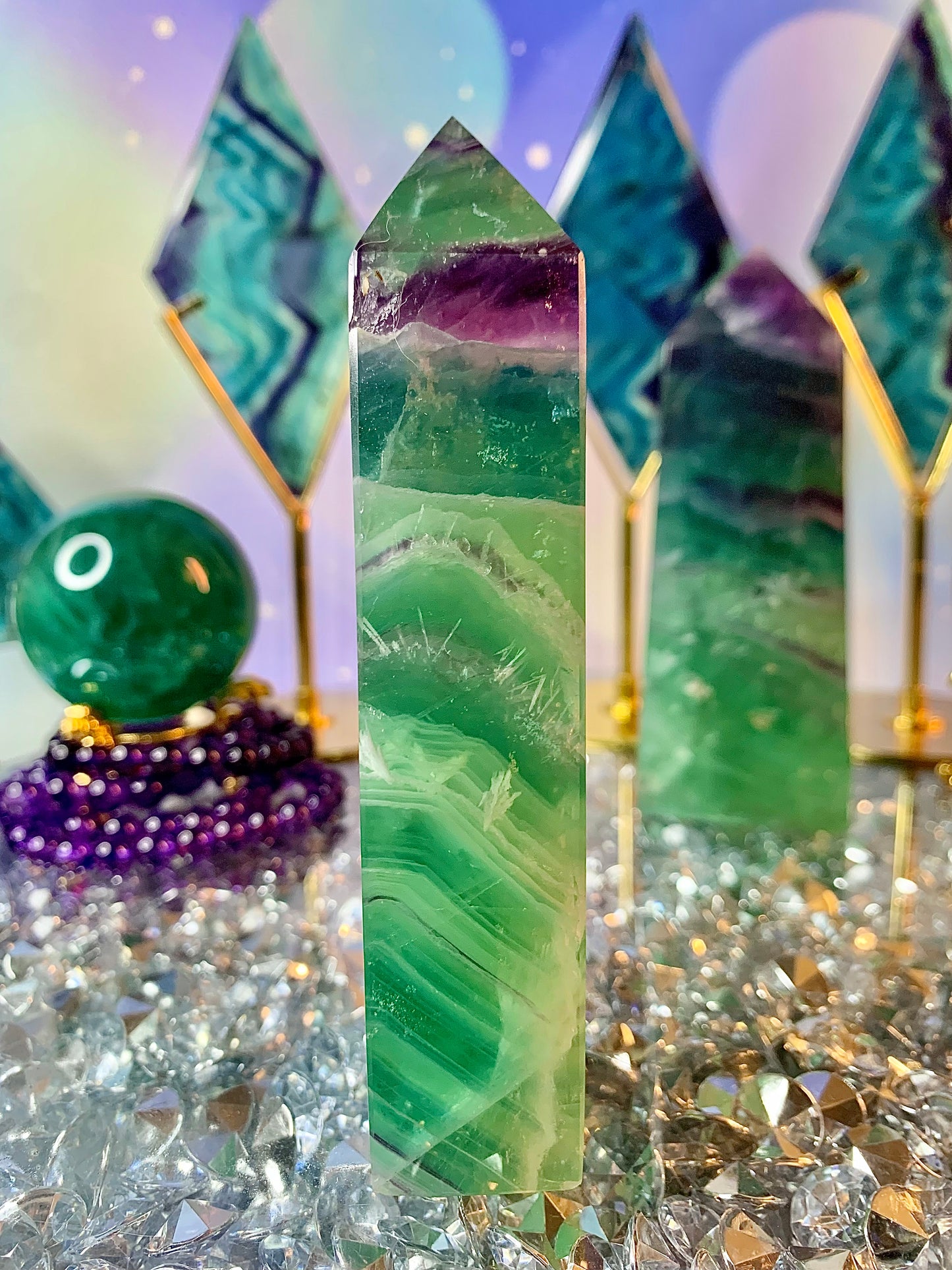 Snowflake ❄️ Fluorite Tower