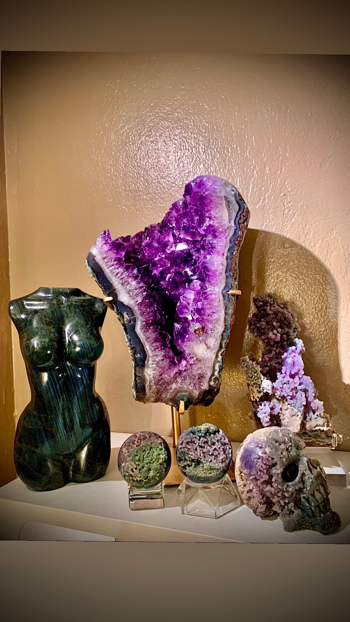 Amethyst Freeform on Stand