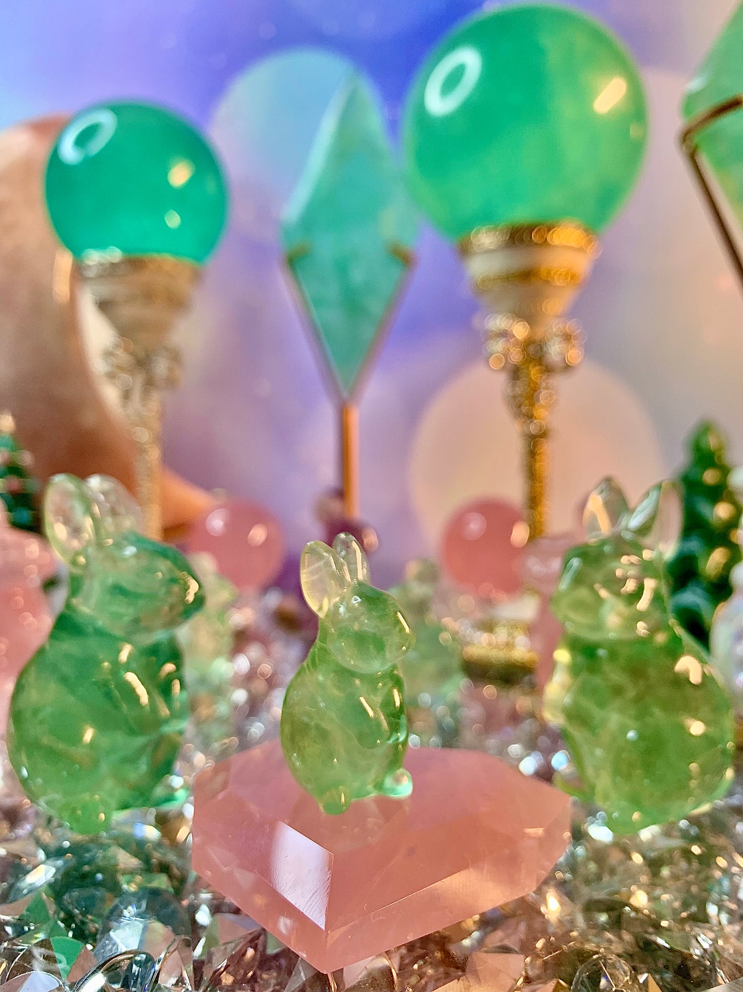 Green Fluorite Mini Bunny Craving