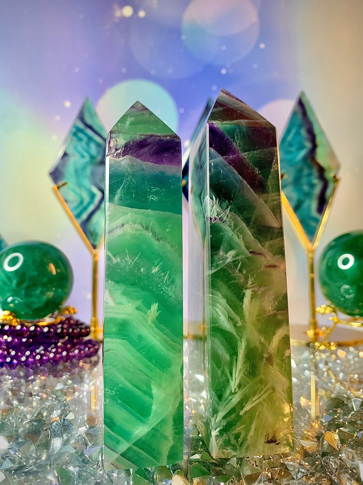 Snowflake ❄️ Fluorite Tower