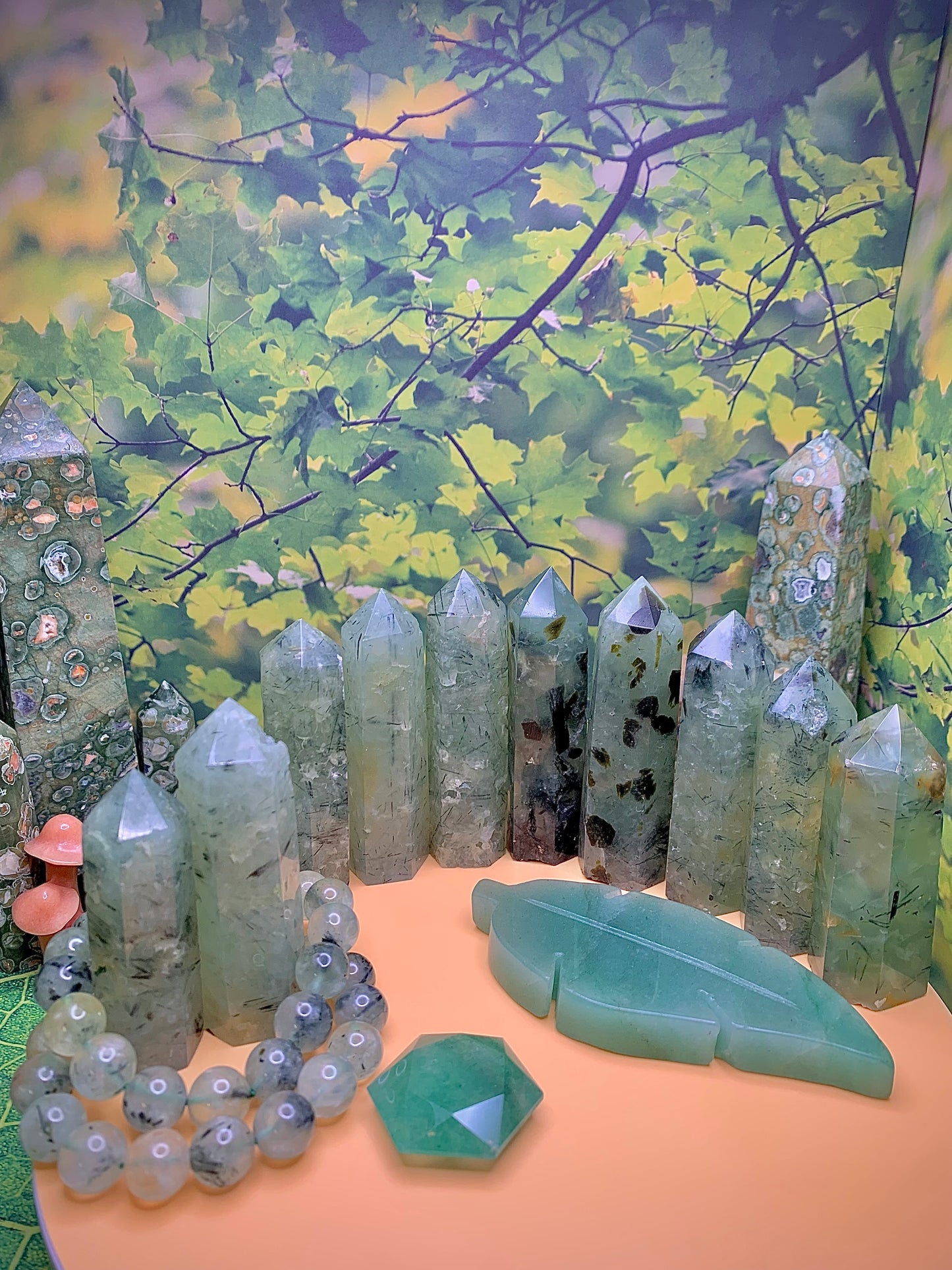 Prehnite Tower (Small)