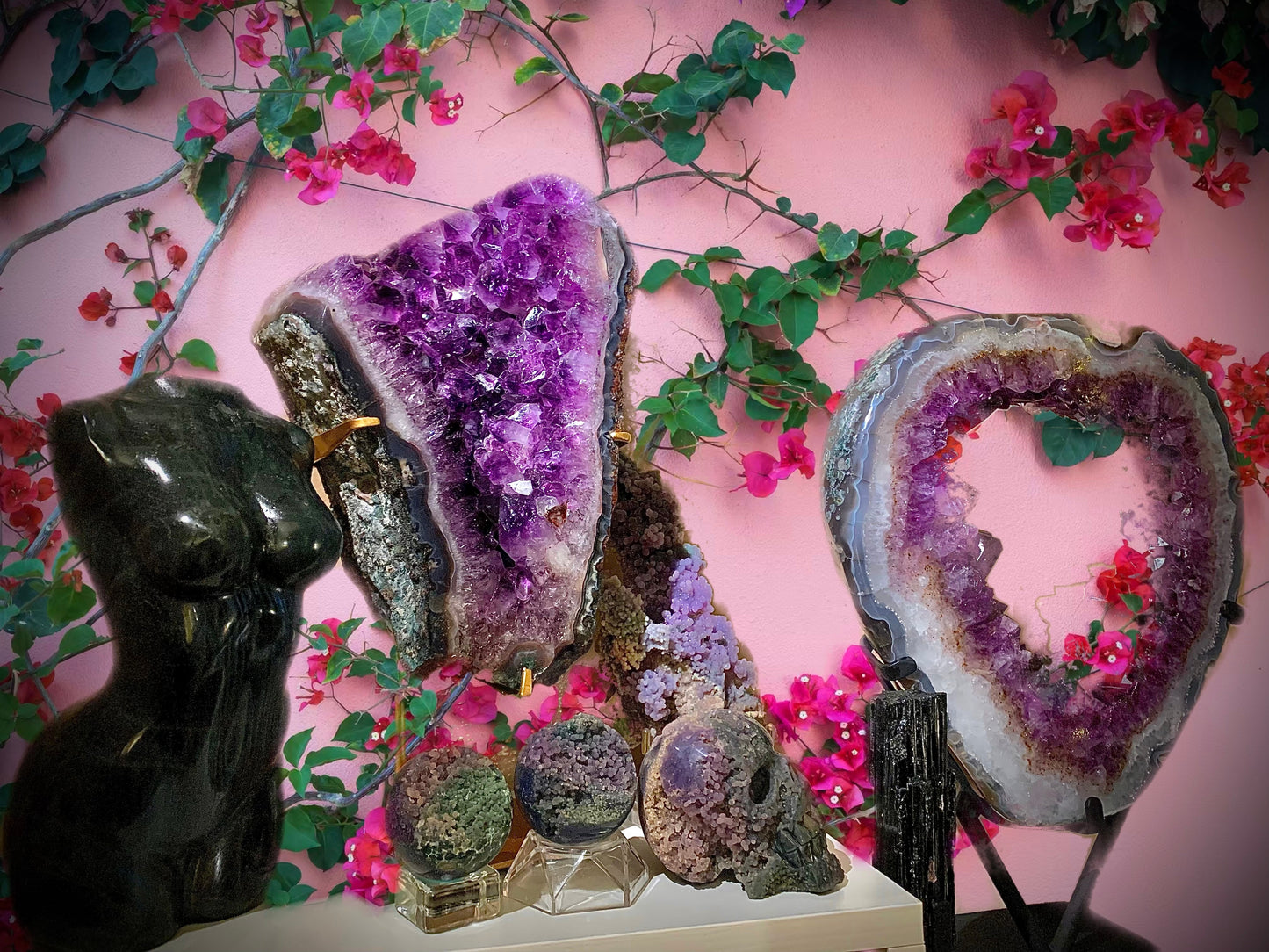 Amethyst Freeform on Stand