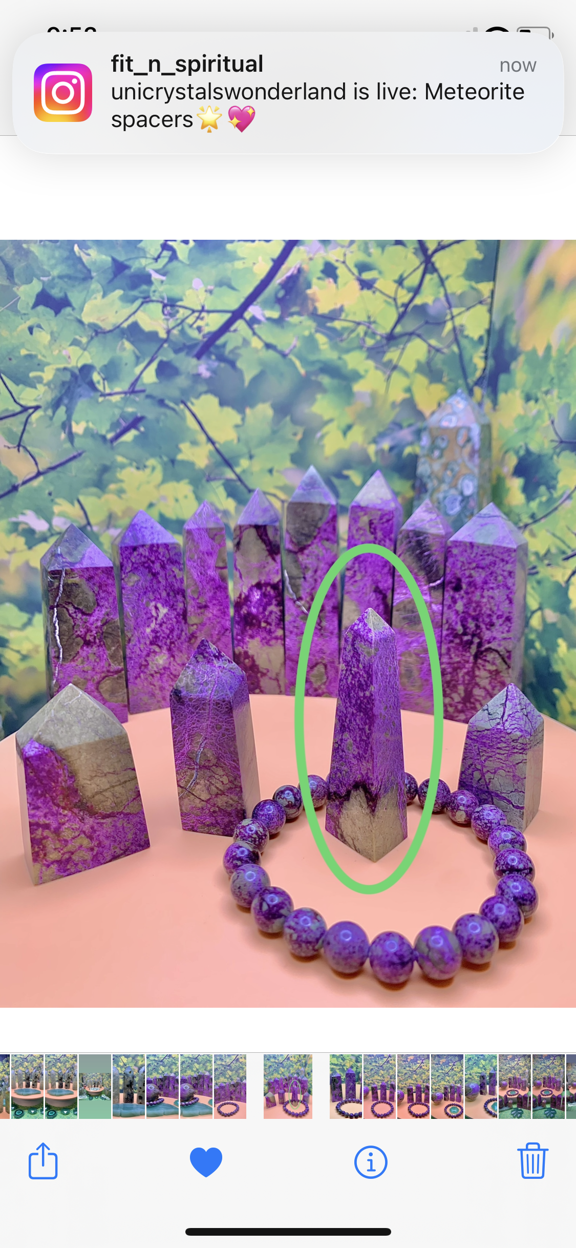 Atlantisite Mini Obelisk (Extra Small)