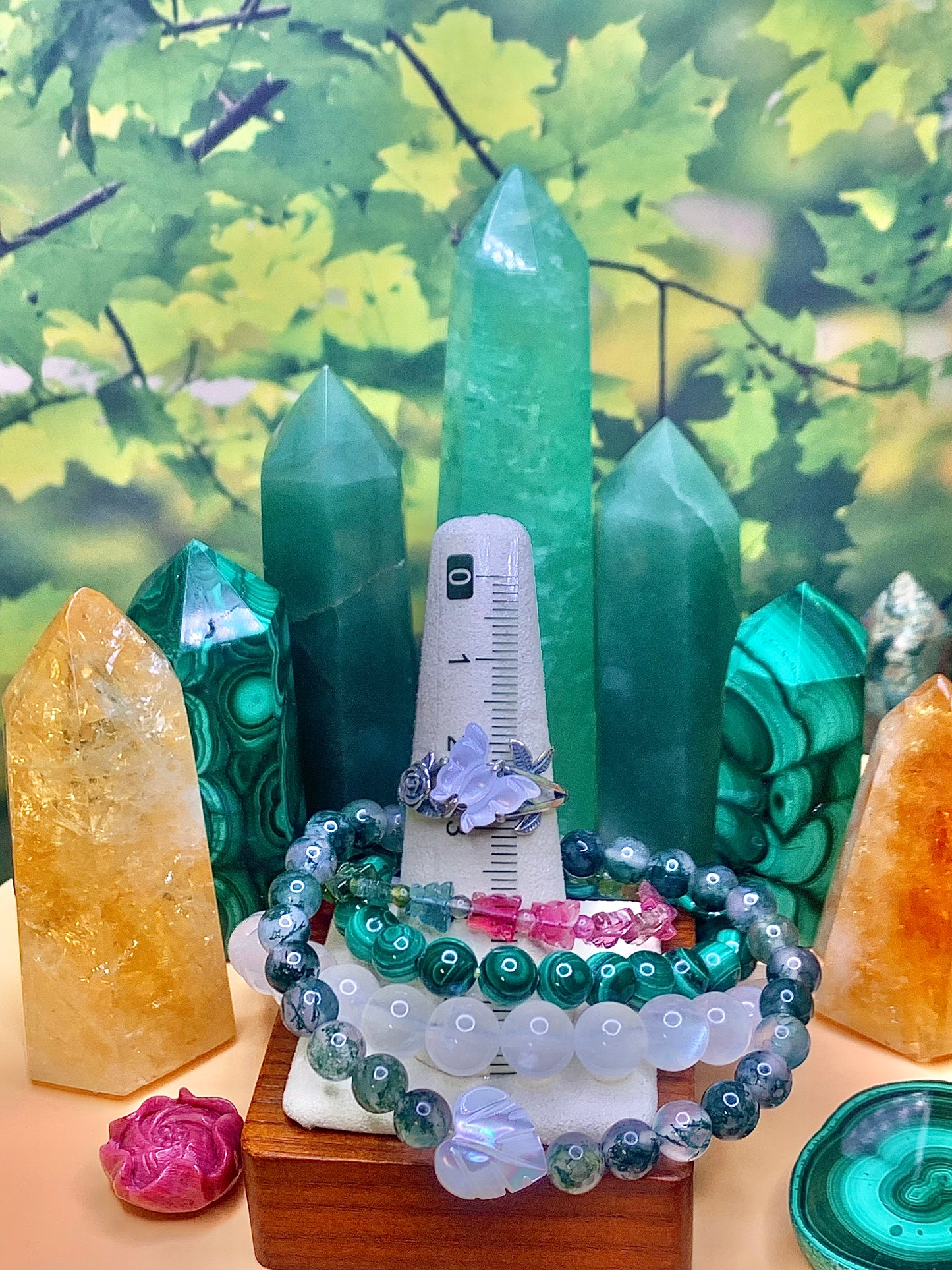 Mother of Pearl Butterfly 🦋 Ring Set in Sterling Silver