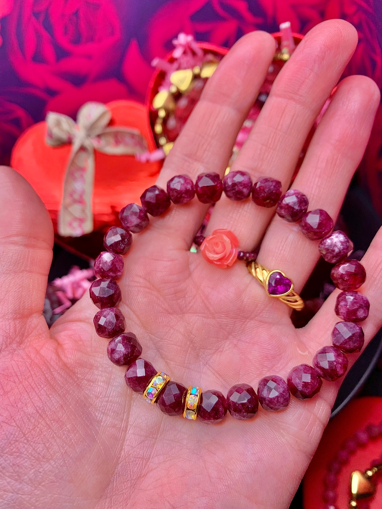 Pyrite & Garnet Romance ♥️ Gift 🎁 Set Bundle