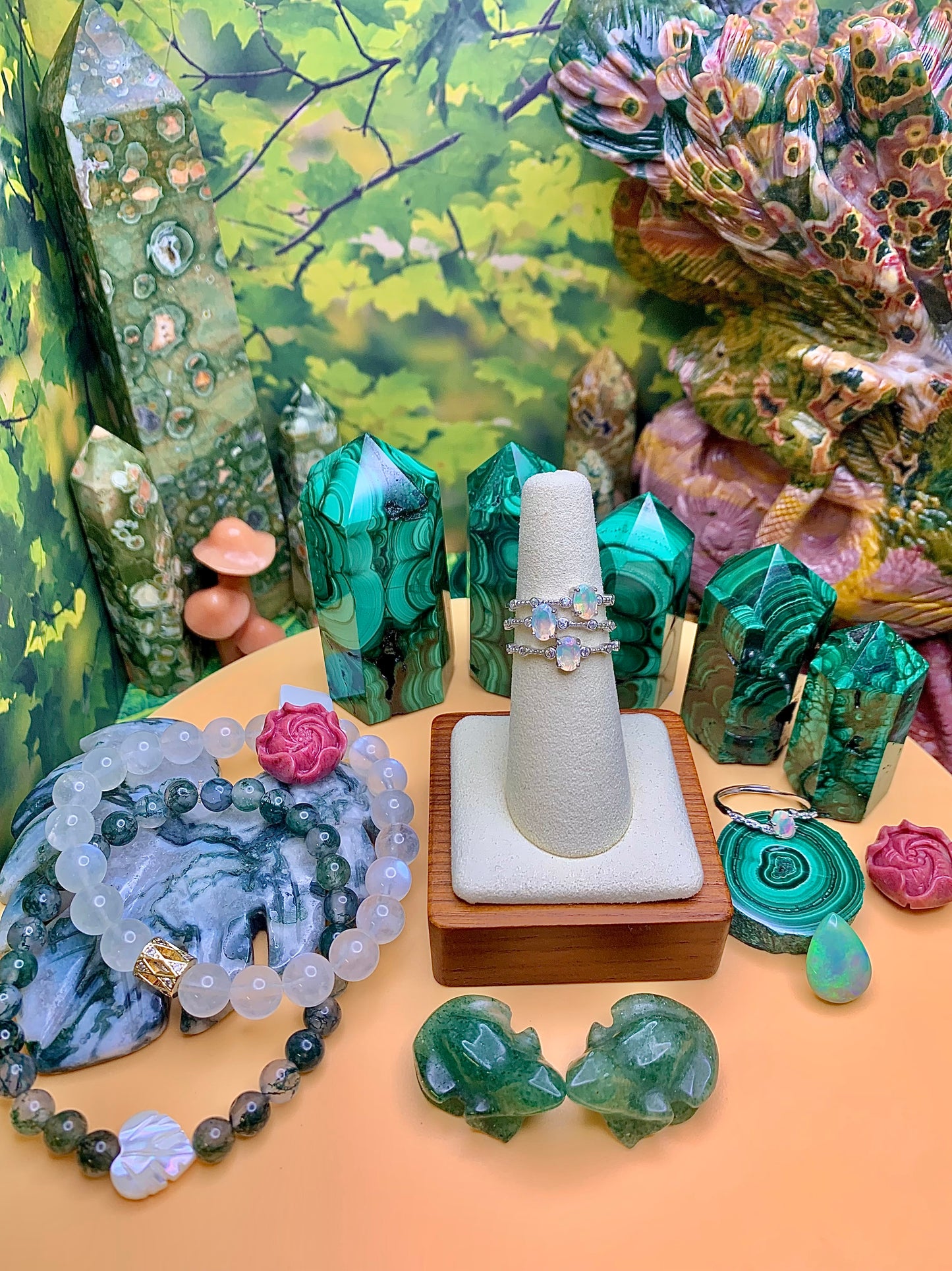 Opal Petite Oval Cut Ring set in Sterling Silver