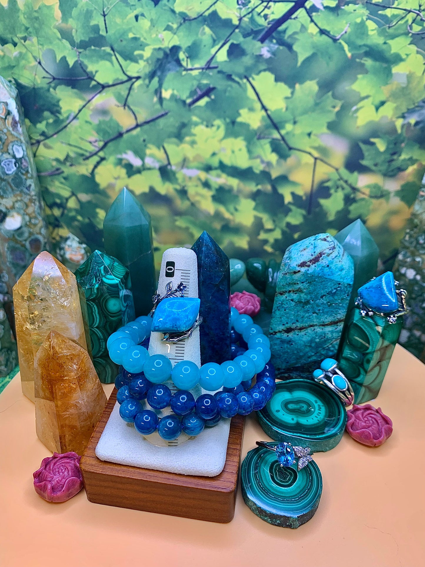 Chrysocolla Ring in Sterling Silver