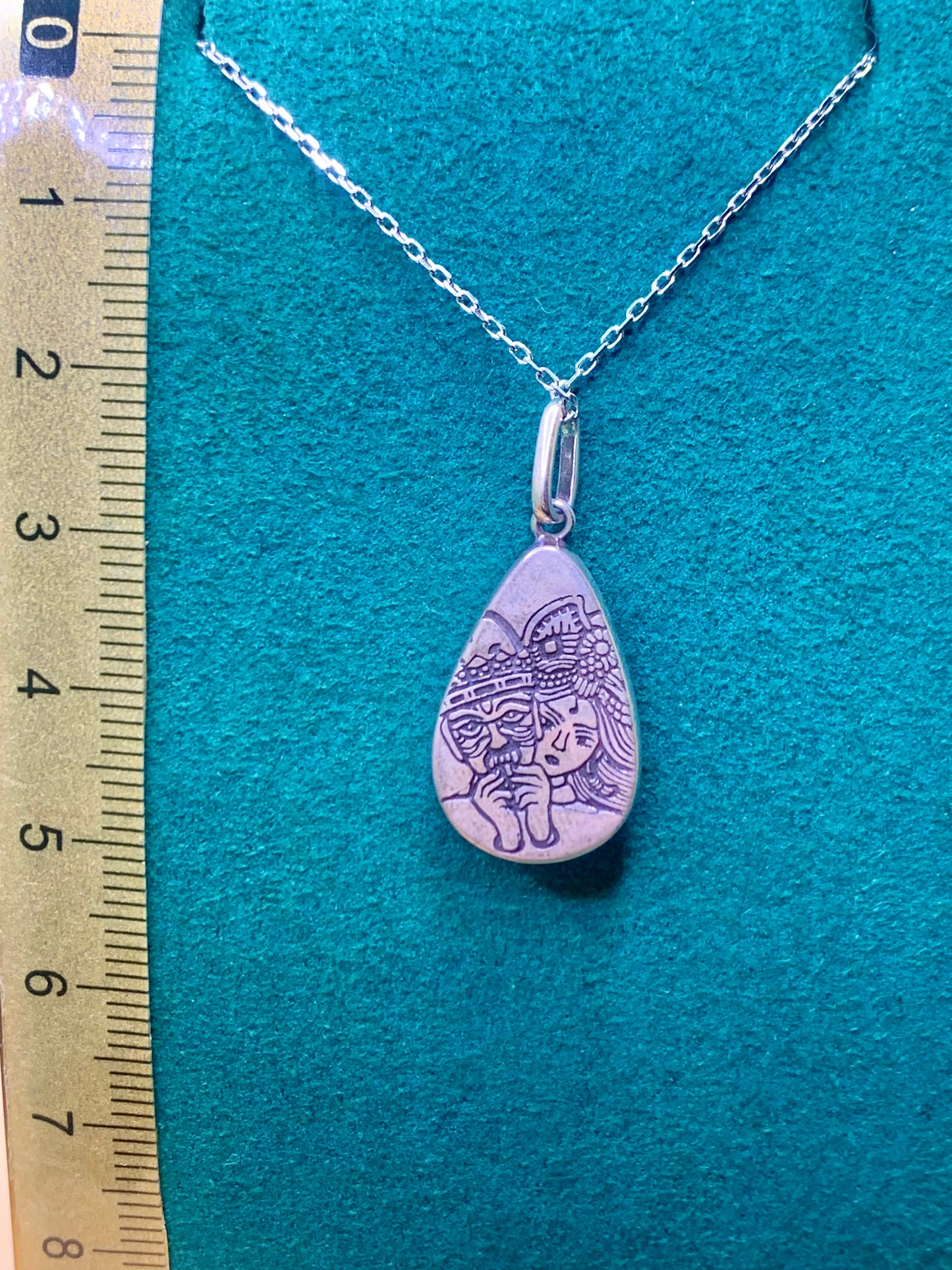 Turquoise Pendant Set in Sterling Silver