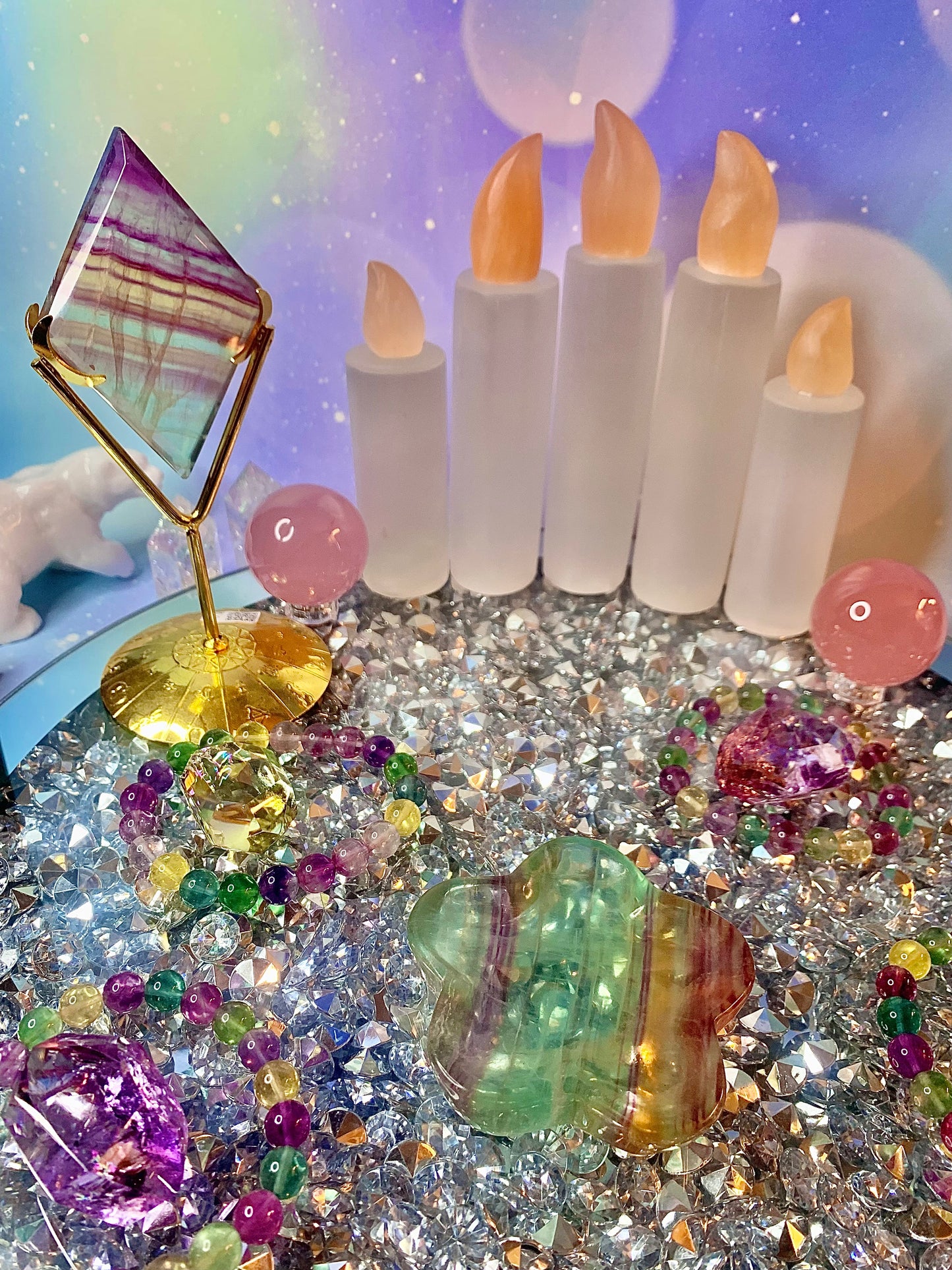 Candy 🍭 Fluorite Star Shape Bowl