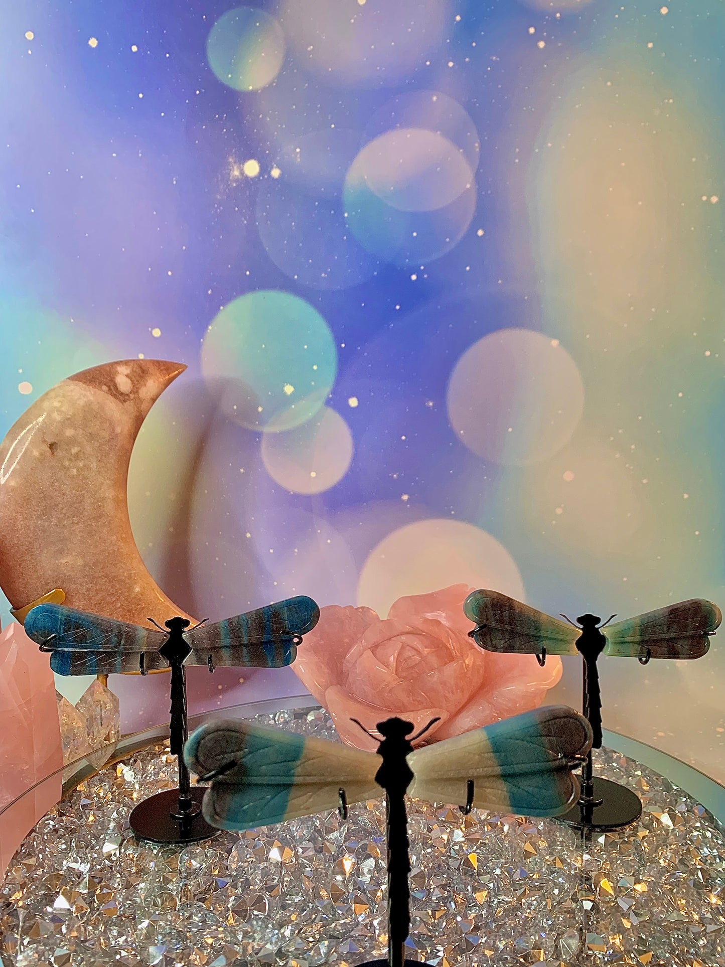 Trolleite Dragonfly on Stand