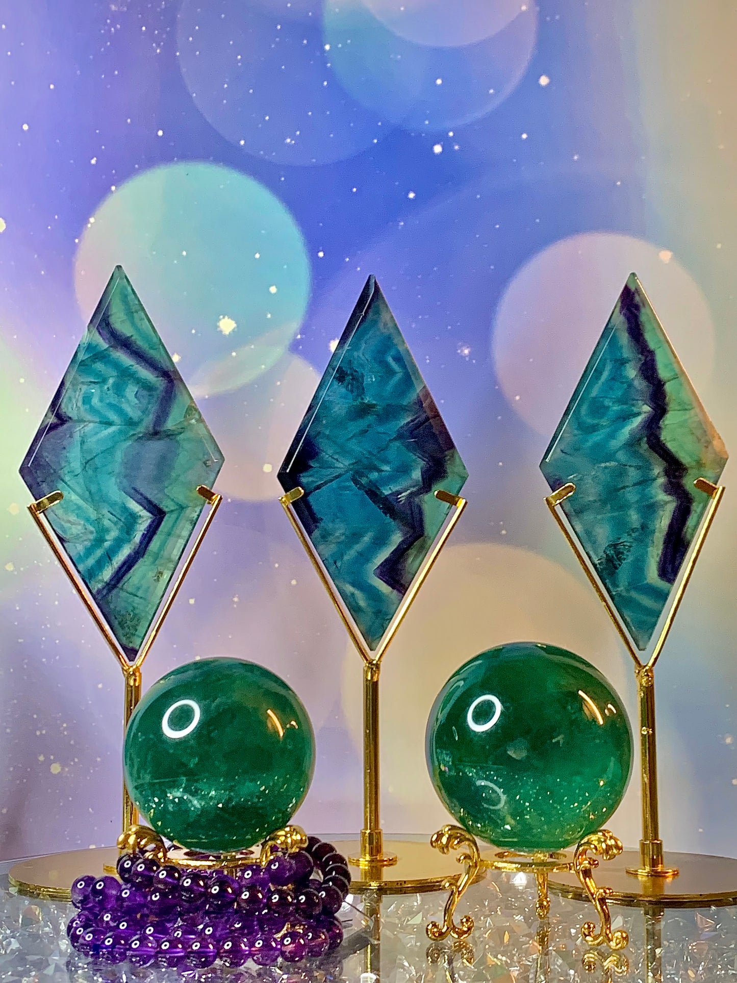 Emerald Green Fluorite Sphere