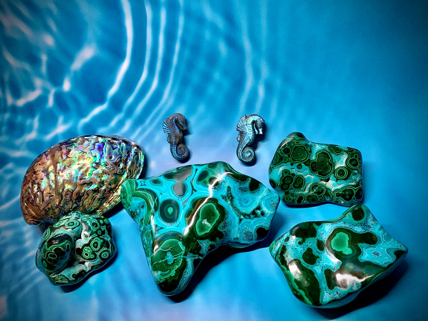 Chrysocolla & Malachite Freeform (Extra Large)