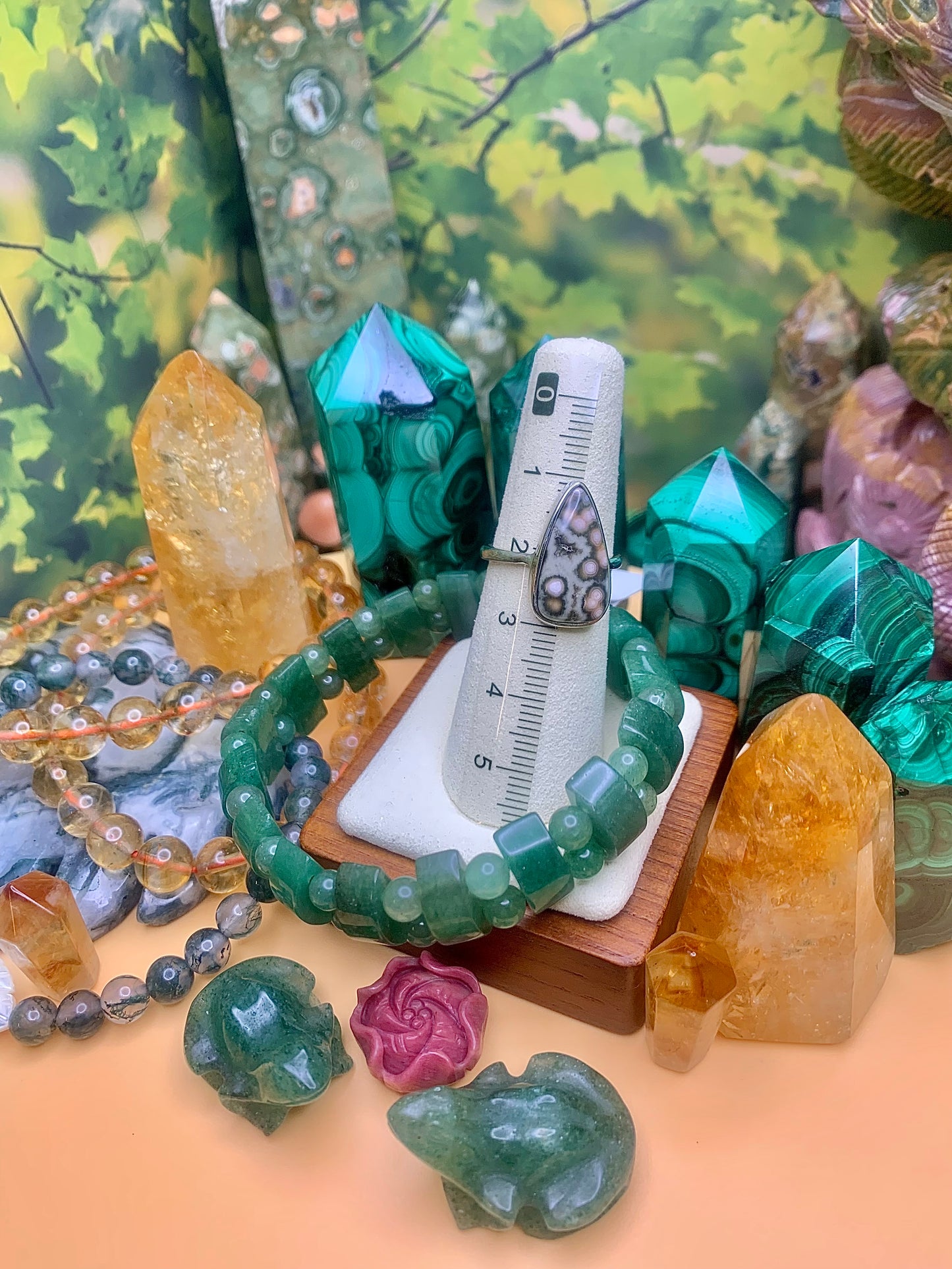 Ocean Jasper Ring in Sterling Silver