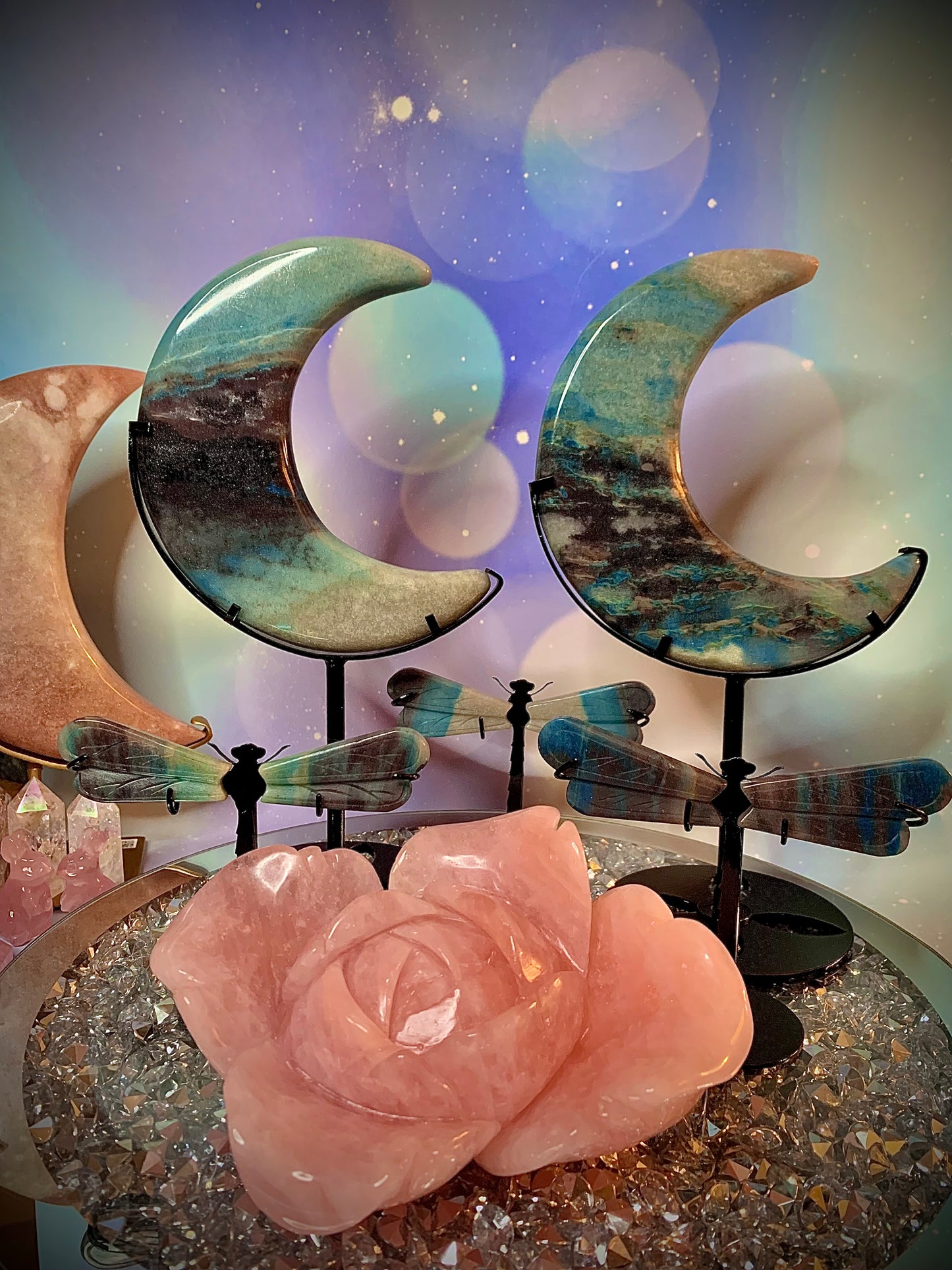 Alice’s Custom Trolleite Crescent 🌙 Moon on Stand