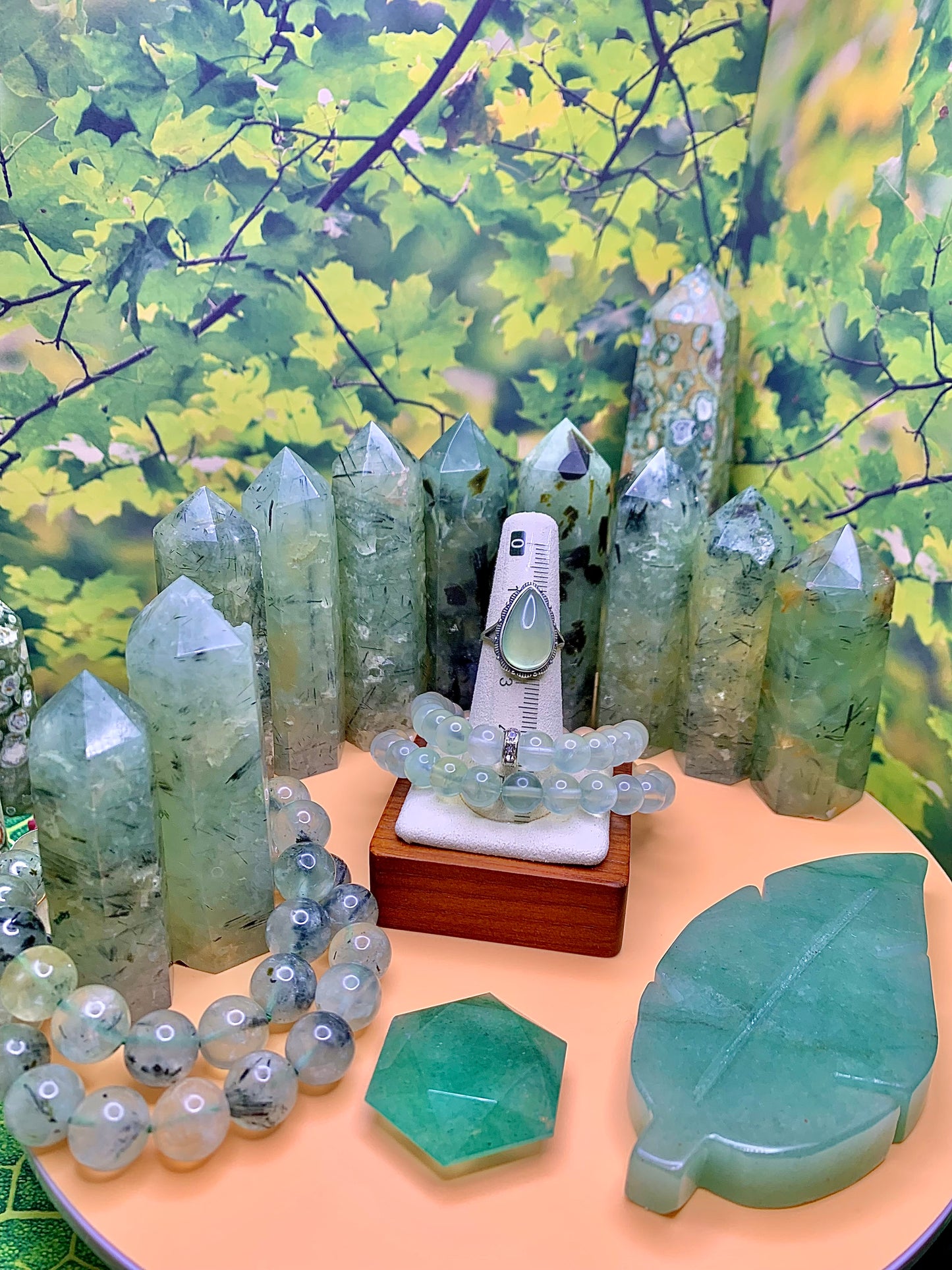 Prehnite Tower (Small)