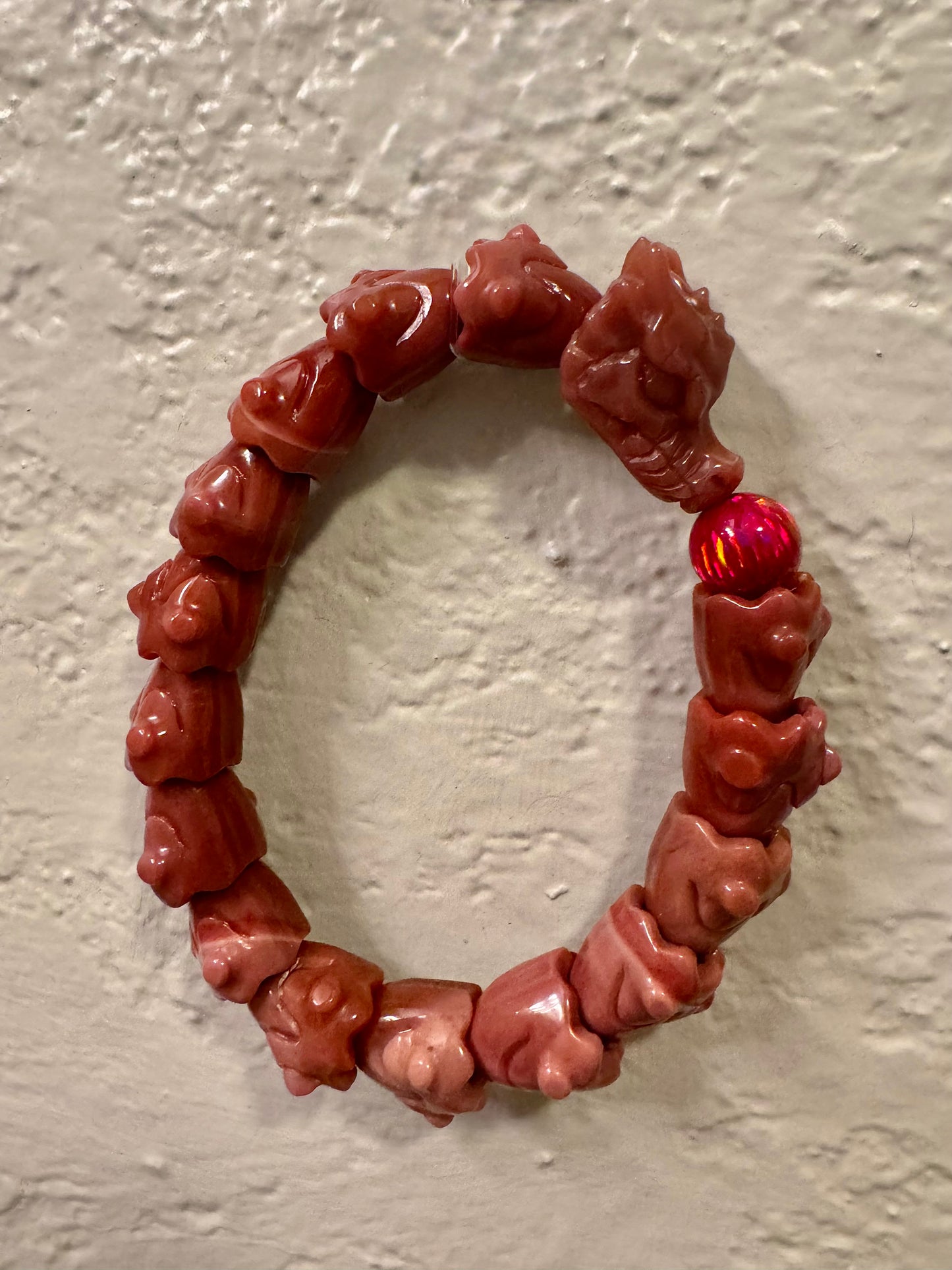Alashan Agate Dragon Bracelet (10-14mm) MELEYS (RIP)