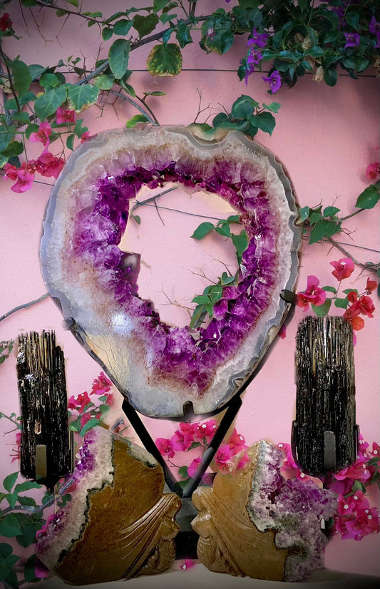 Amethyst Portal on Stand