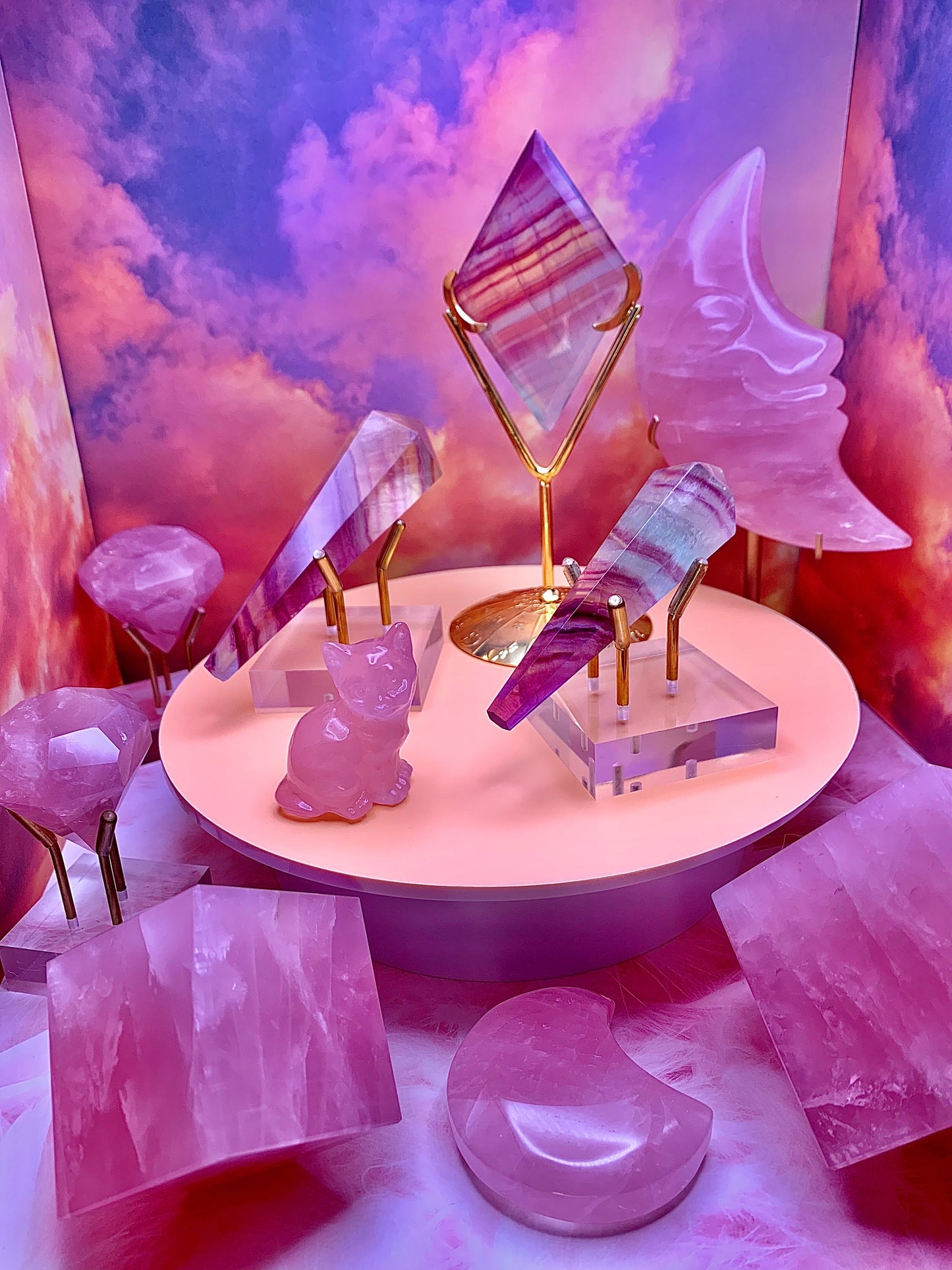 Candy 🍭 Fluorite Mini Torch (Strawberry Lemonade)