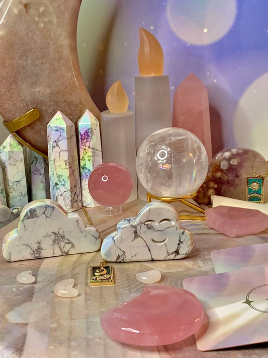 Aura Howlite Happy Cloud ⛅️