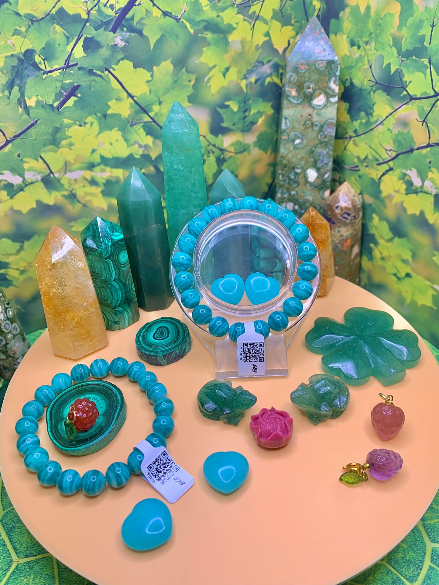 Zebra 🦓 Stripped Amazonite 9.5mm