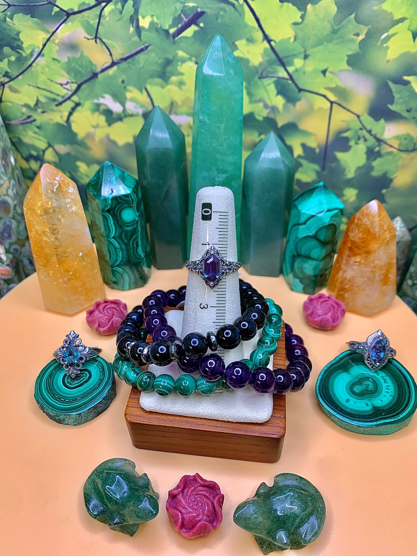 Alexandrite Geometric Cut set in a Sterling Silver (Vintage Style)