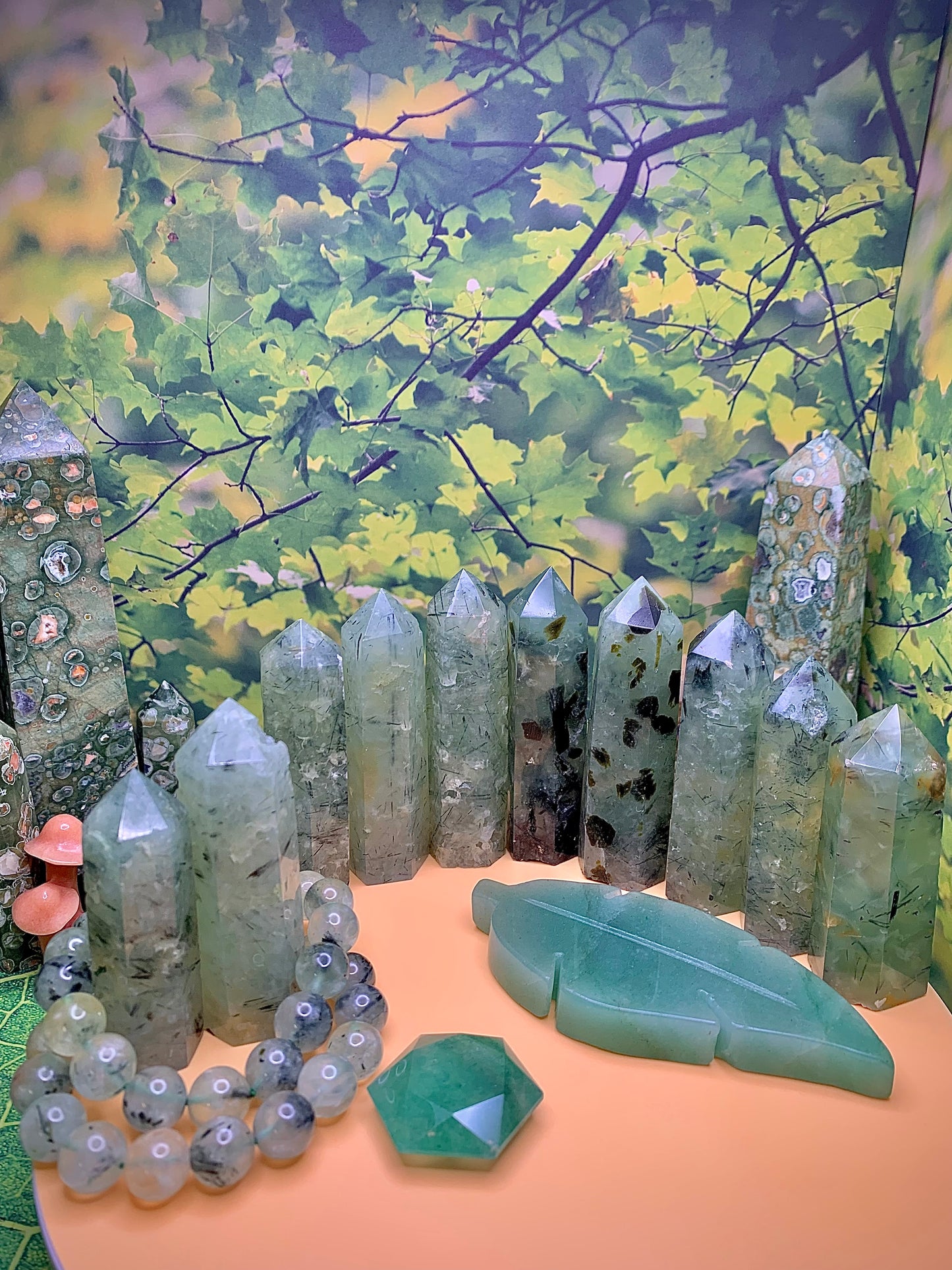 Prehnite Tower (Extra Small)