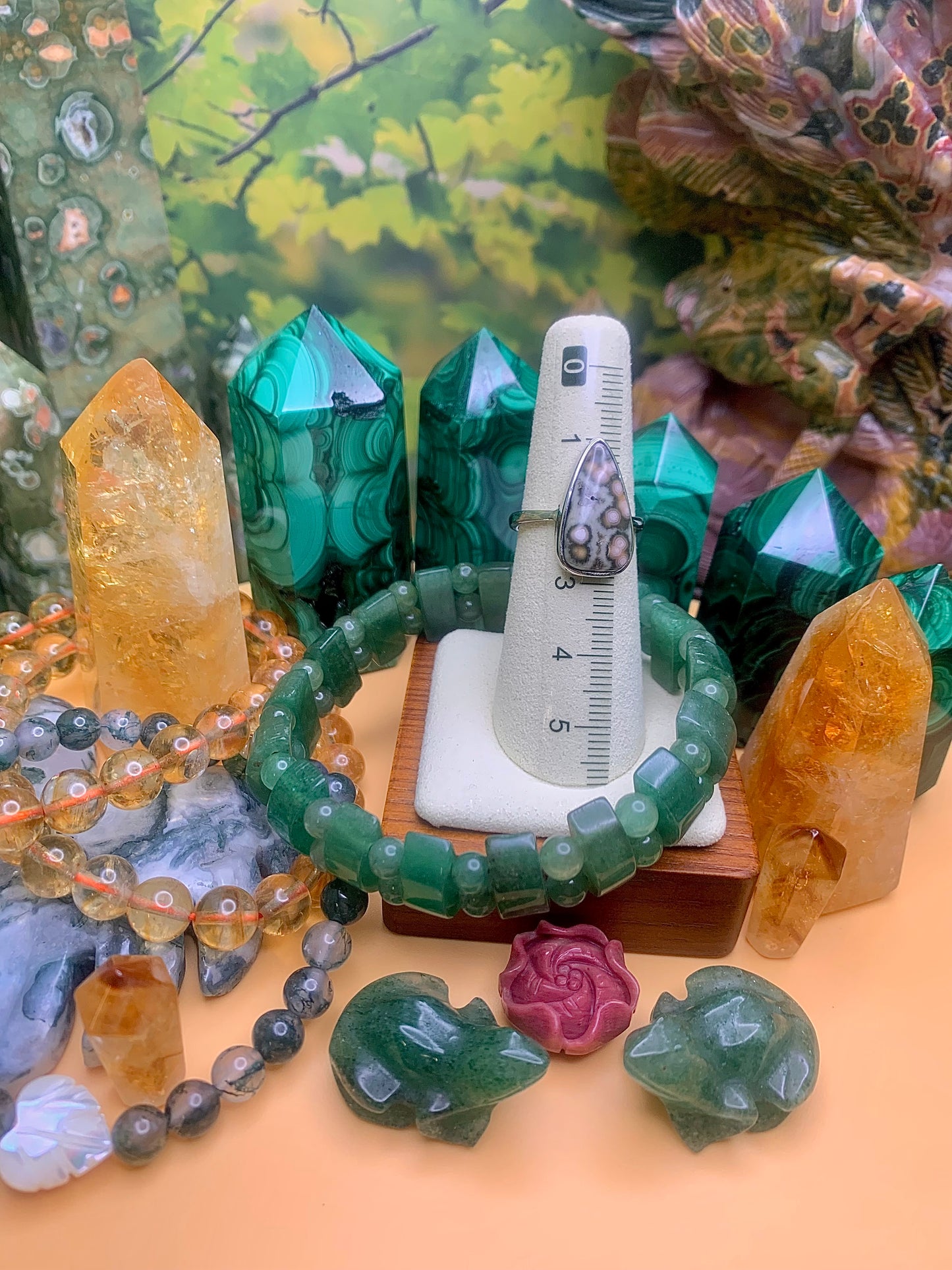 Ocean Jasper Ring in Sterling Silver