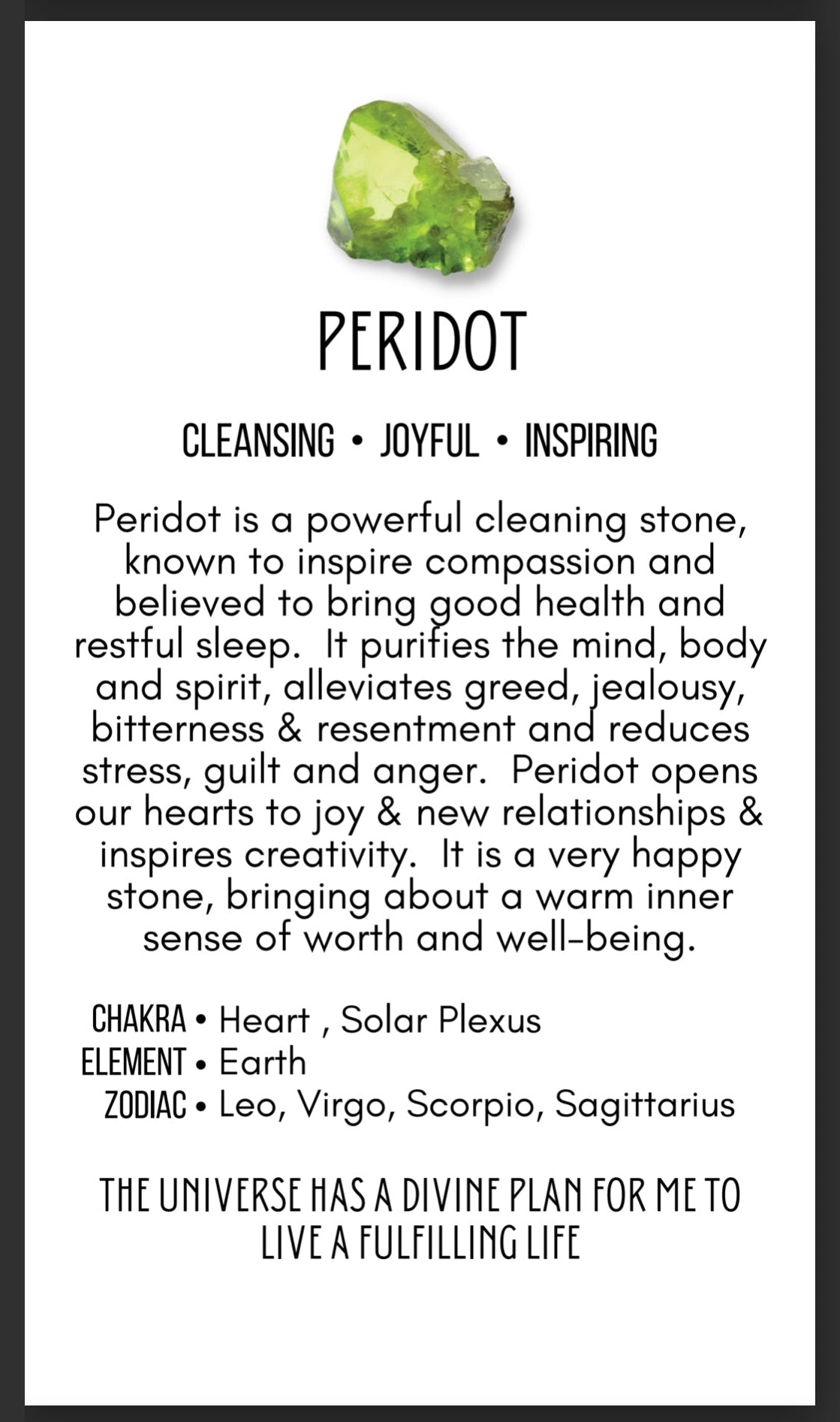 Peridot 4-Leaf Clover Ring in .925 Silver (Adjustable) with Vine Setting