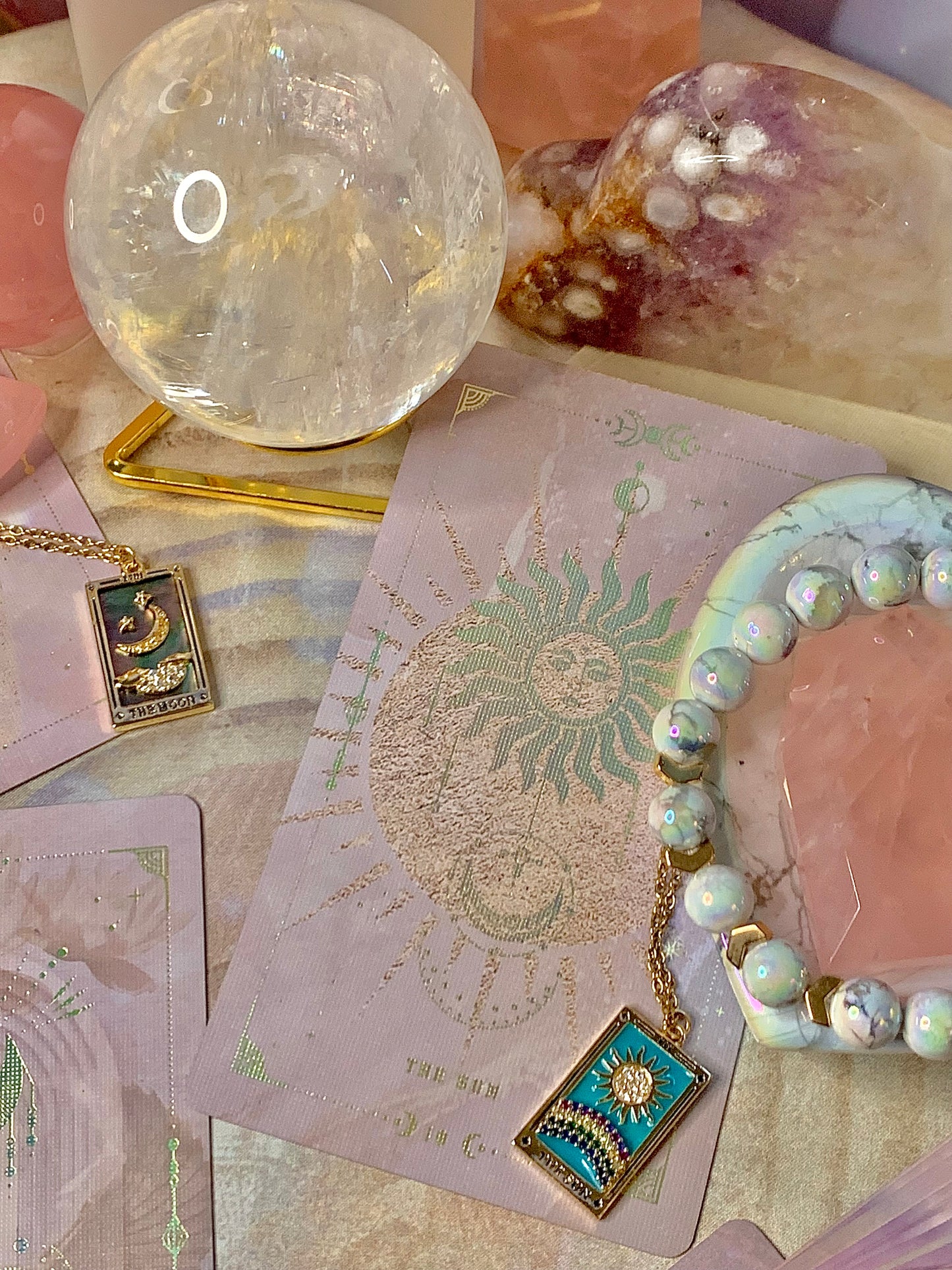 The “Sun” Tarot Card Fashion Necklace