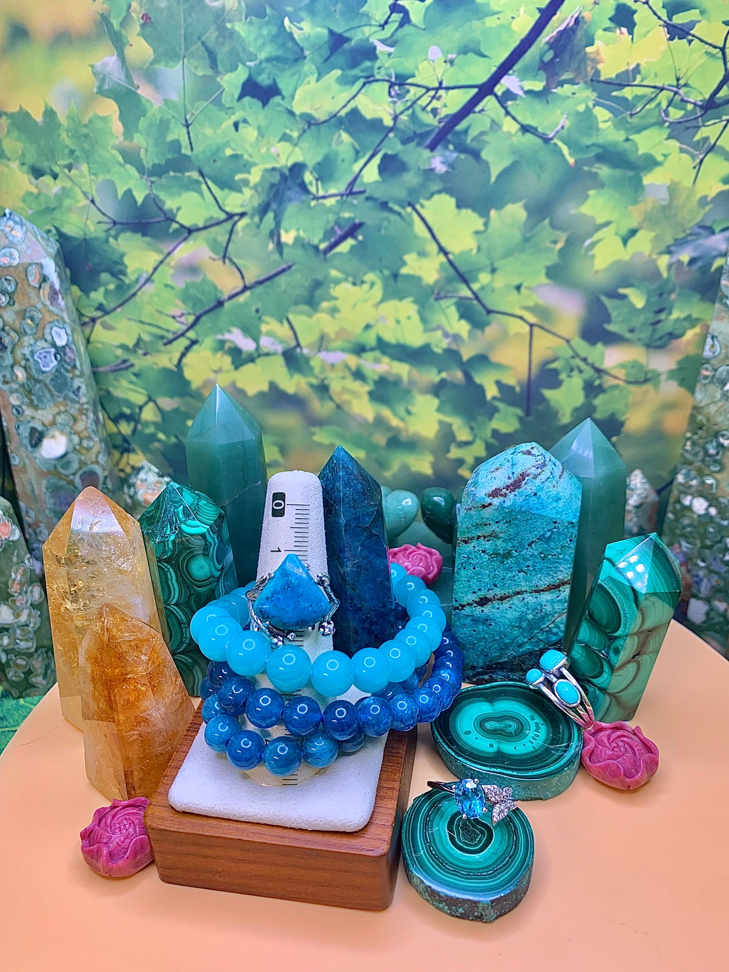 Chrysocolla Ring in Sterling Silver