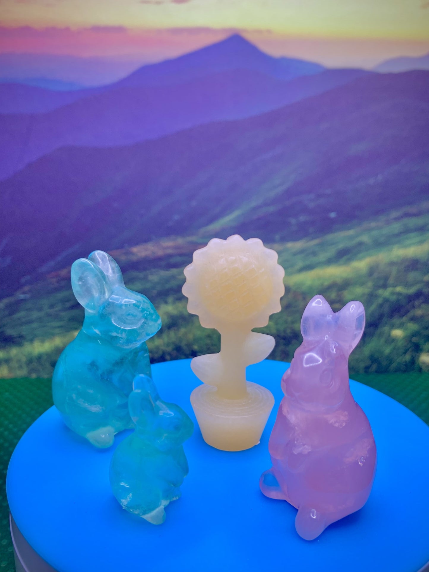 Green Fluorite Mini Bunny Craving