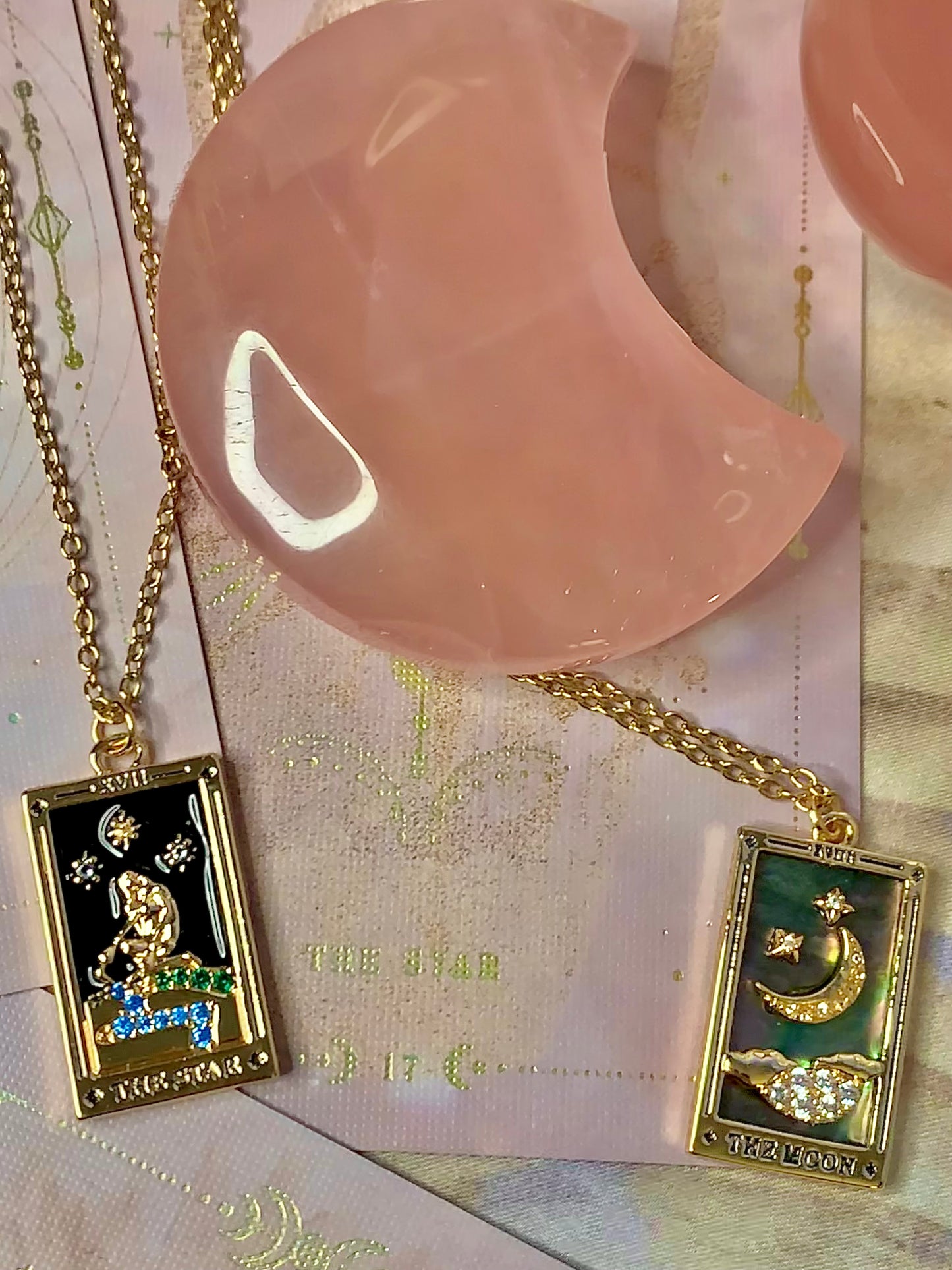 The “Moon” Tarot Card Fashion Necklace