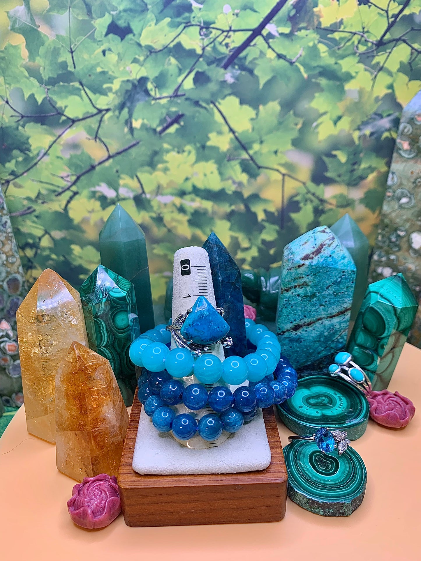 Chrysocolla Ring in Sterling Silver