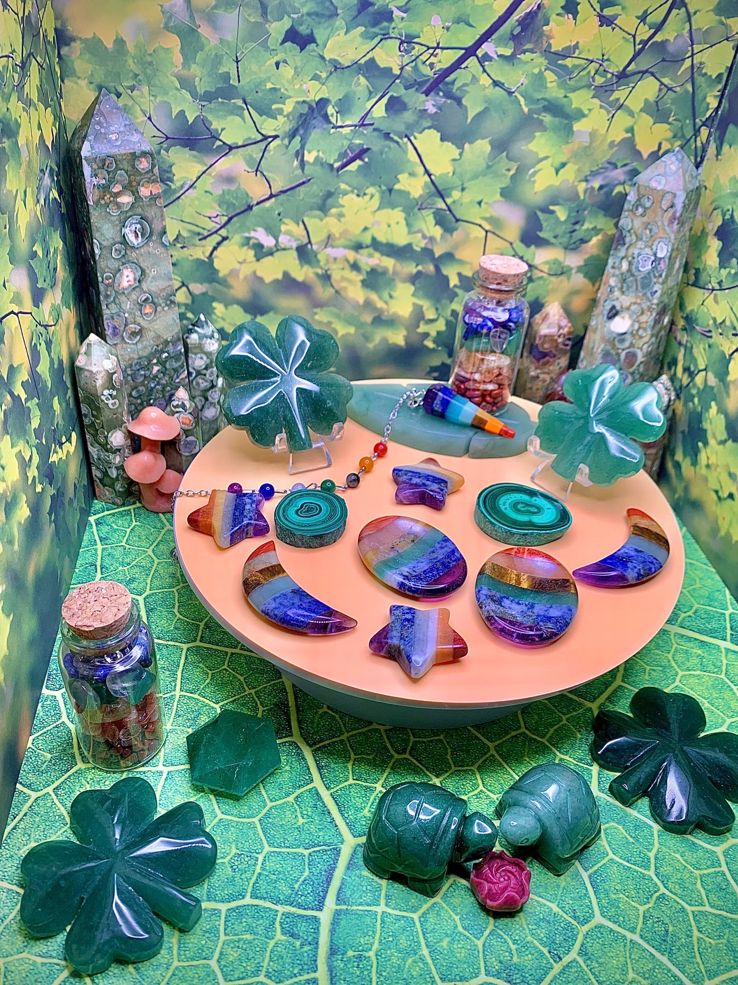 Chakra Star Pocket Stone