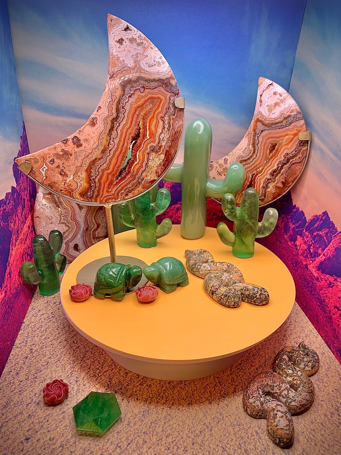 Crazylace Crescent 🌙 Moon on Stand