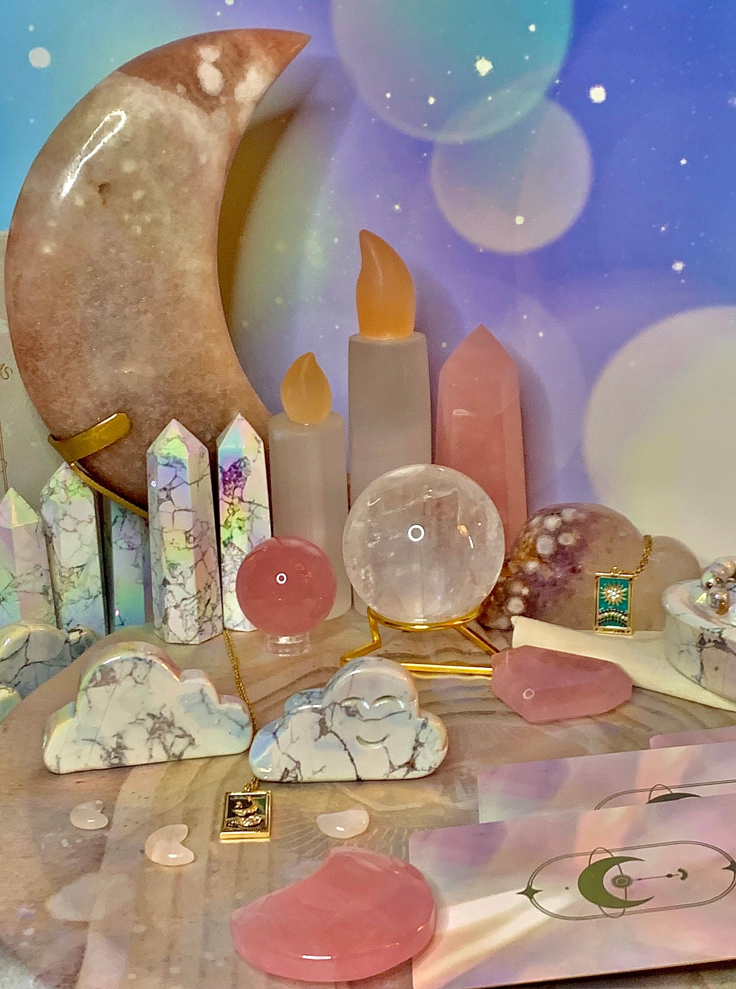 Aura Howlite Happy Cloud ⛅️