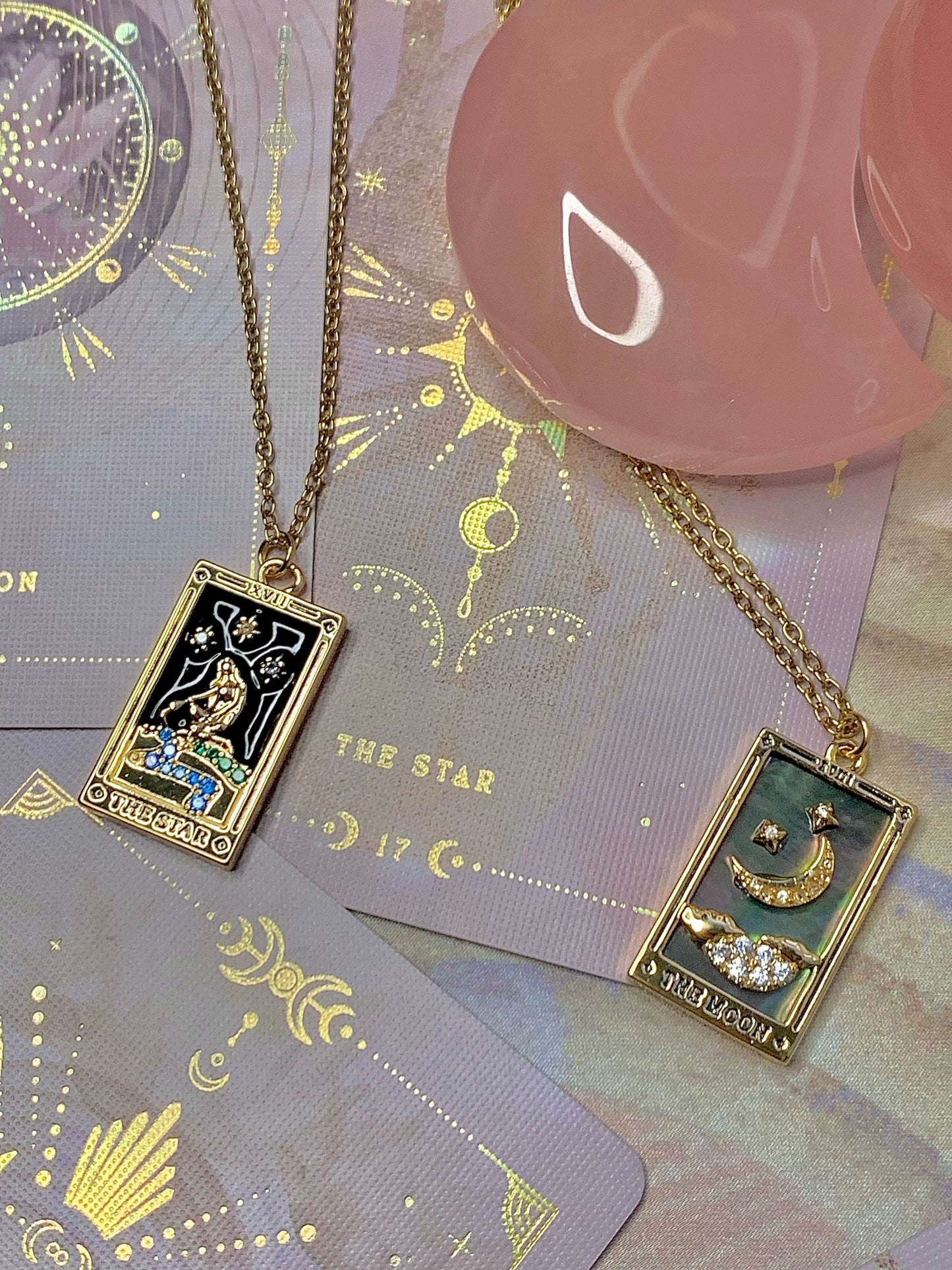 The “Moon” Tarot Card Fashion Necklace