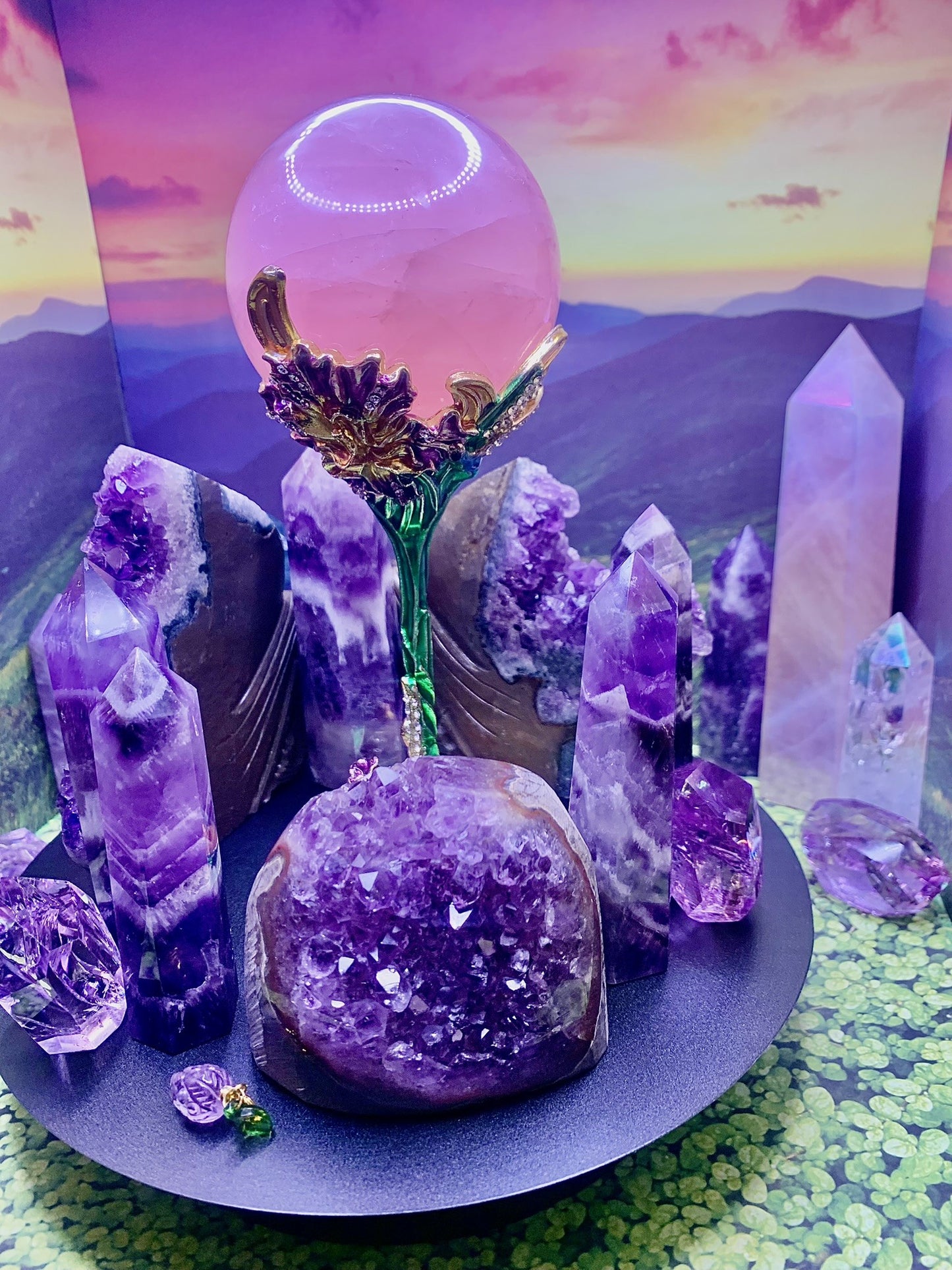 Rose Quartz Sphere HQ*  (Large)