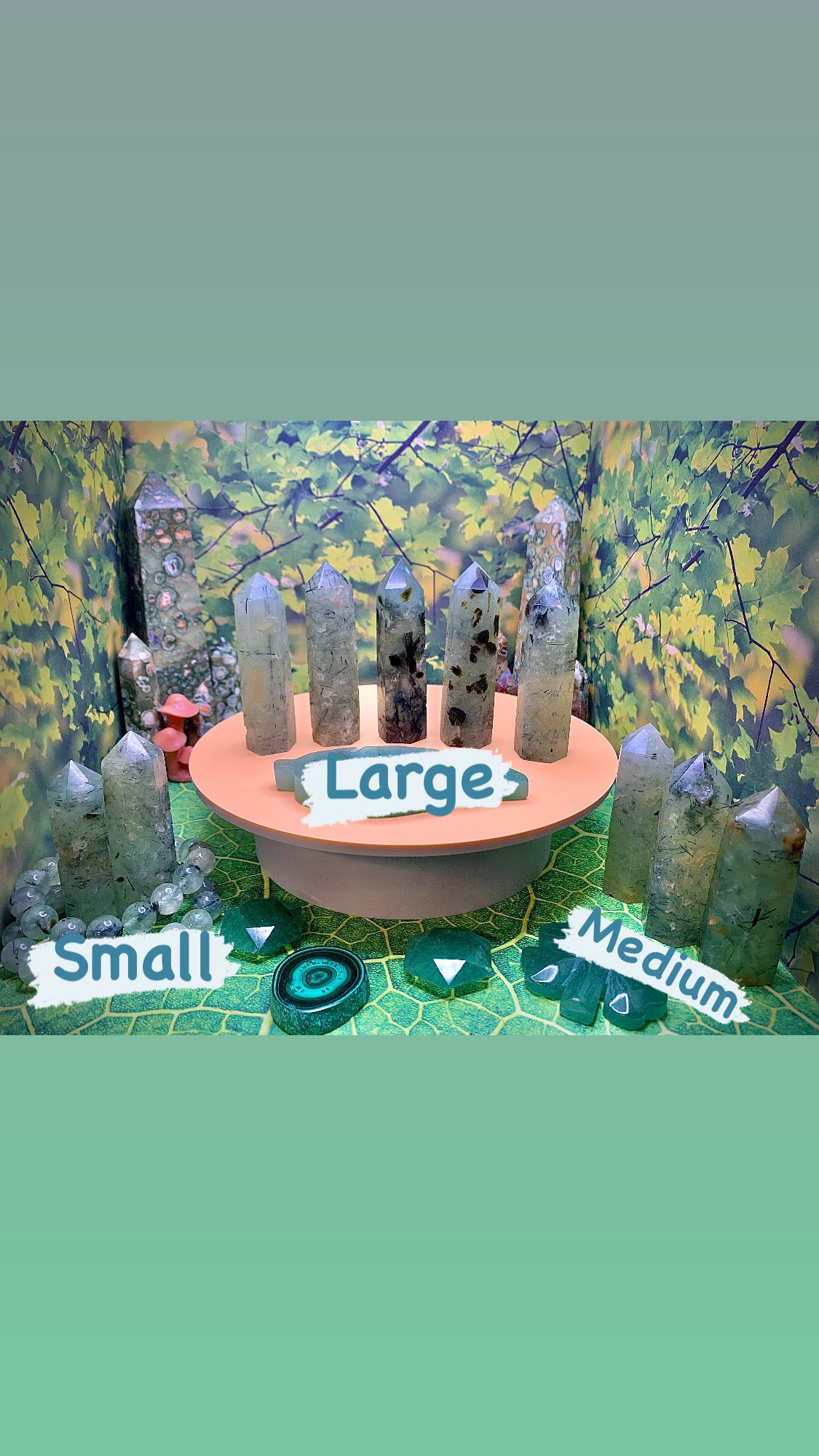 Prehnite Tower (Large)