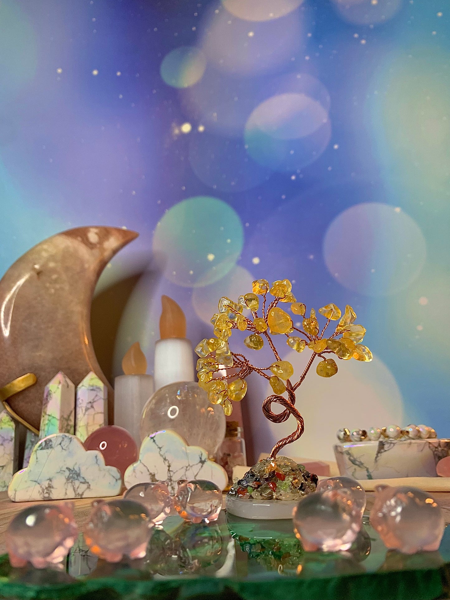 Star Rose Quartz Mini Pig 🐖 Carving *HQ