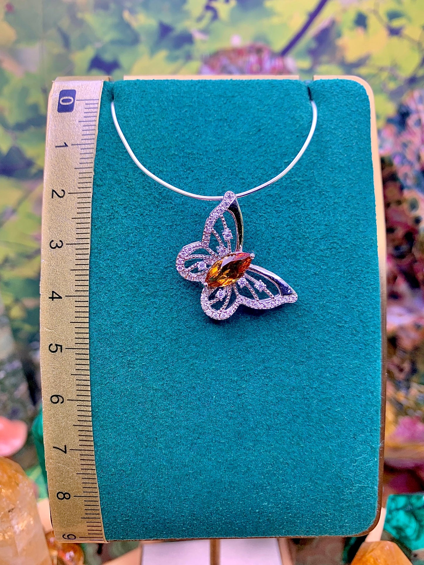 Citrine Butterfly 🦋 Pendant